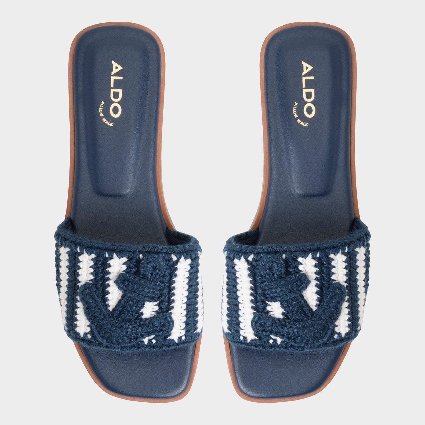 Sabbia Blue Combo Women's Flats - Slide sandal Aldo Blue Combo