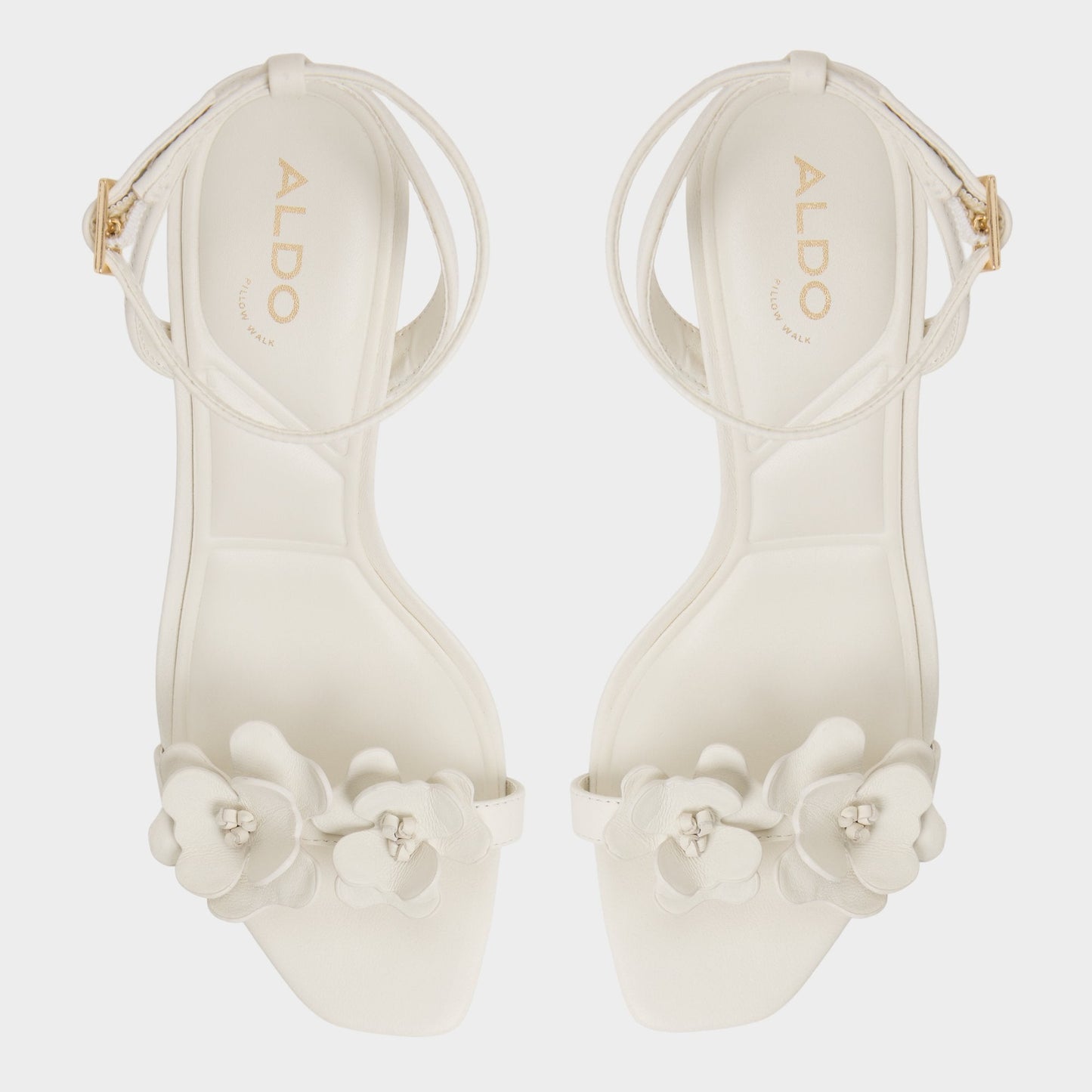 Daisylily White/Bone Women's Heeled sandals - Strappy heeled sandal, Stiletto heel Aldo White/bone