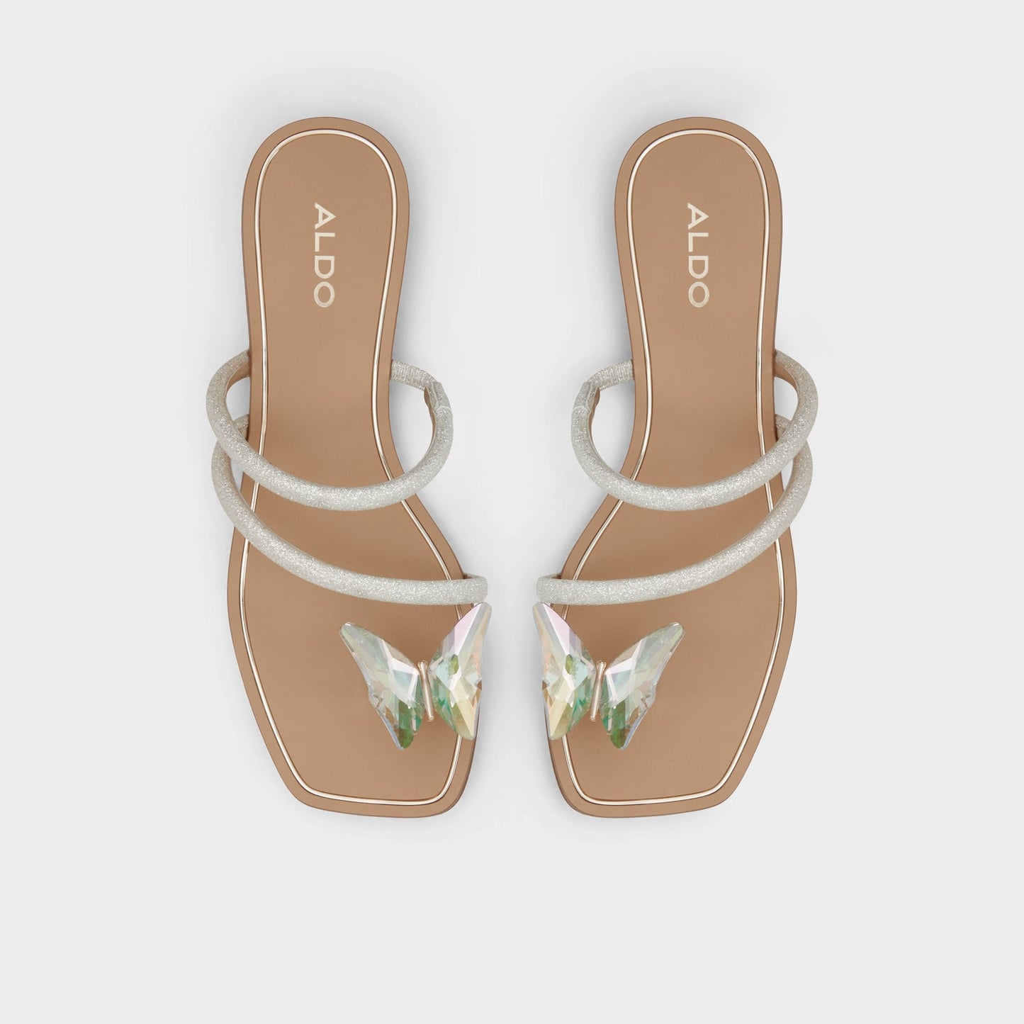 Garberia Silver Women's Flats - Flip flop Aldo Silver
