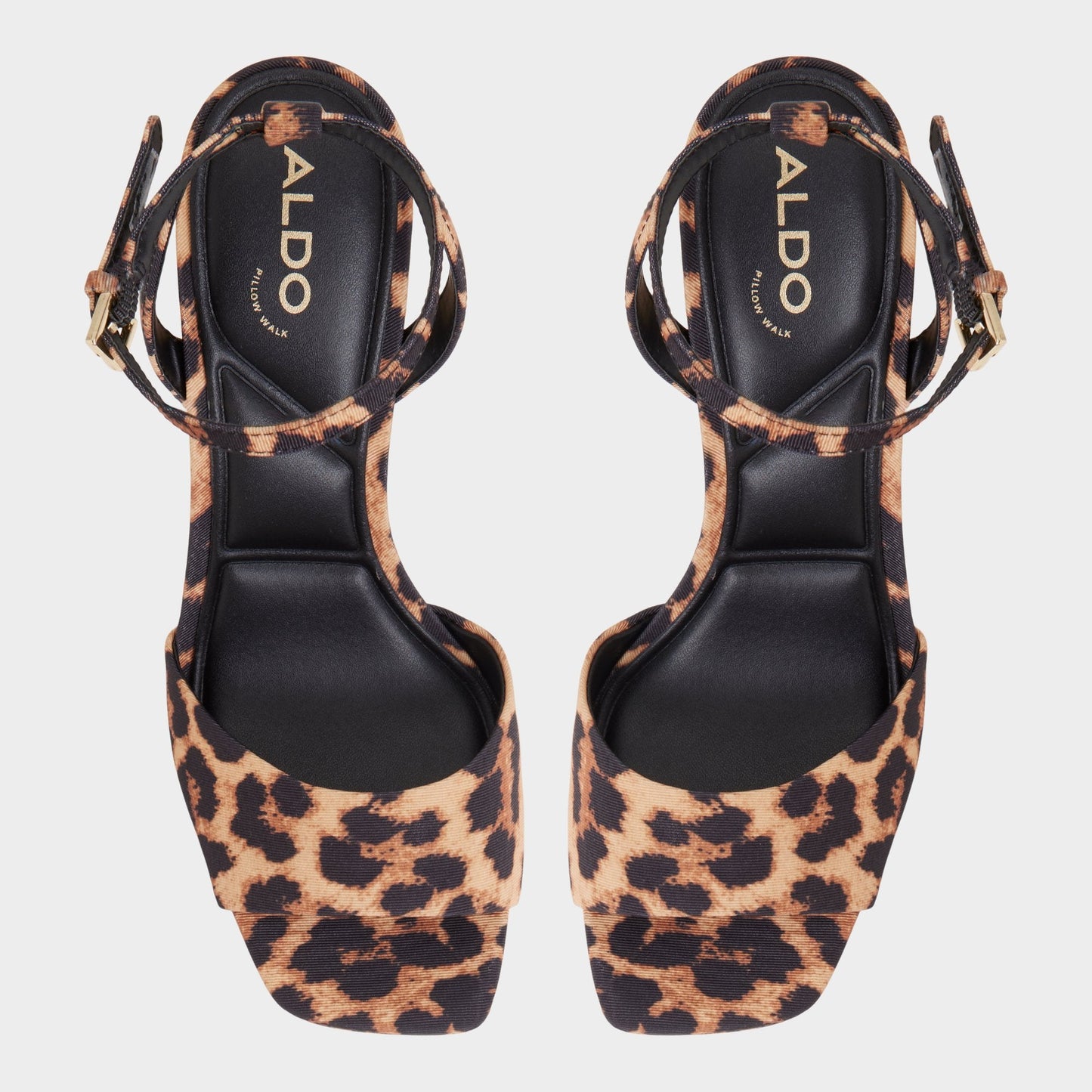 Chicgleam Brown Multi Women's Strappy sandals - Strappy heeled sandal, Platform Aldo Brown Multi