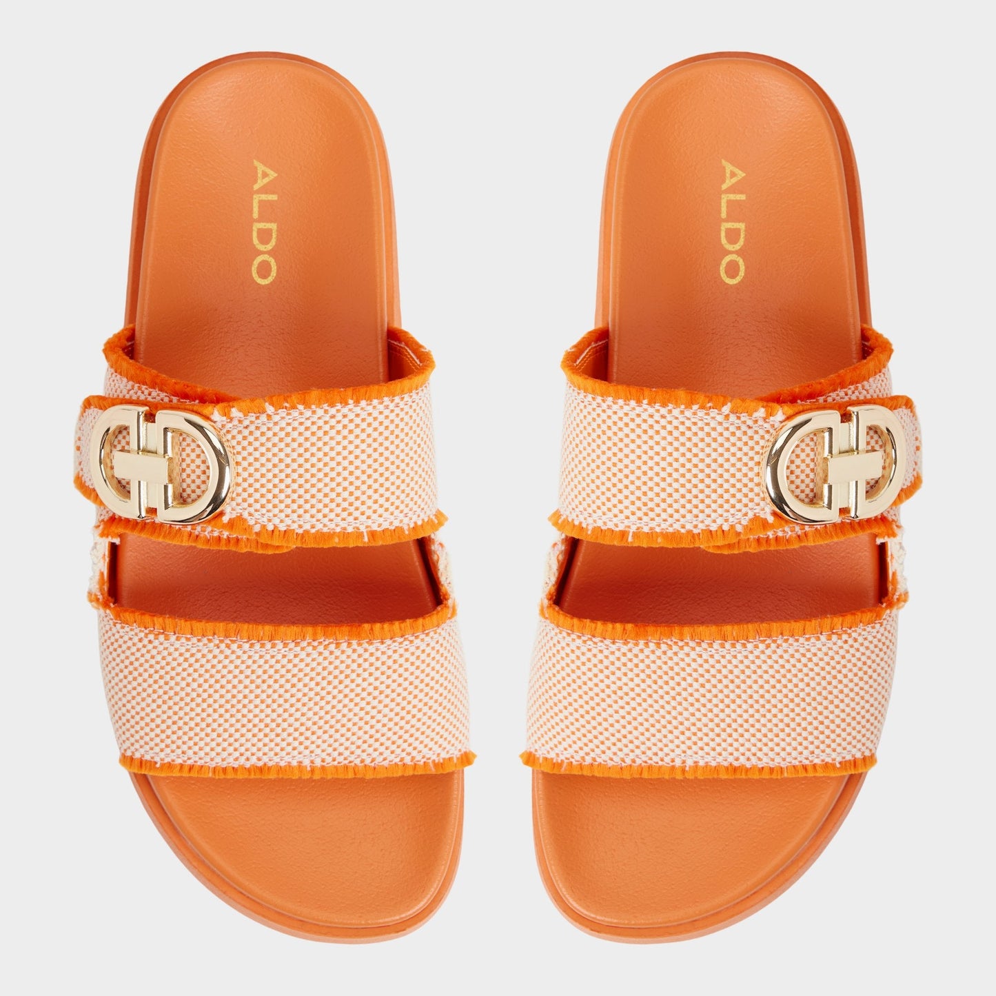 Daisymae Orange Women's Footbed sandals - Aldo Orange