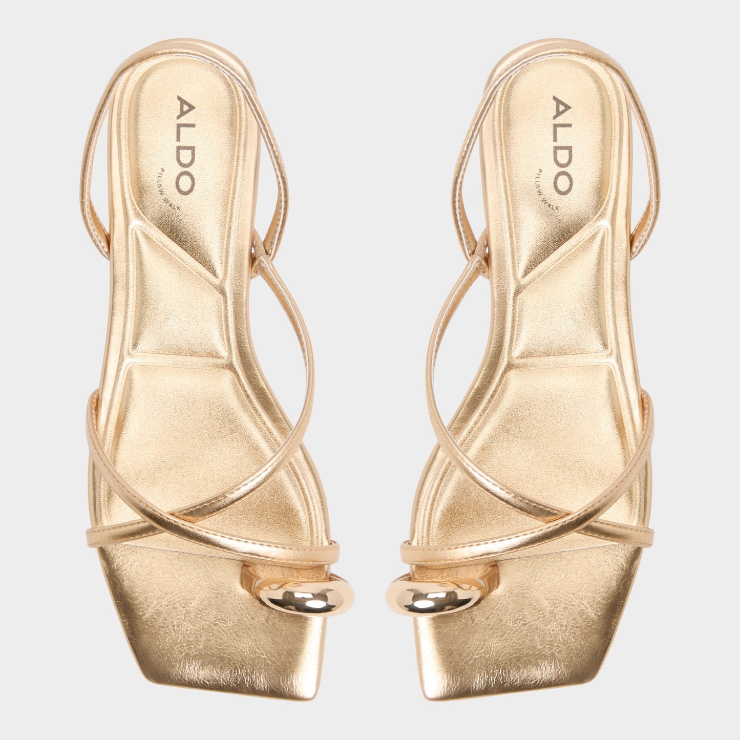 Synthesa Gold Women's Travel essentials - Flip flop Aldo Gold