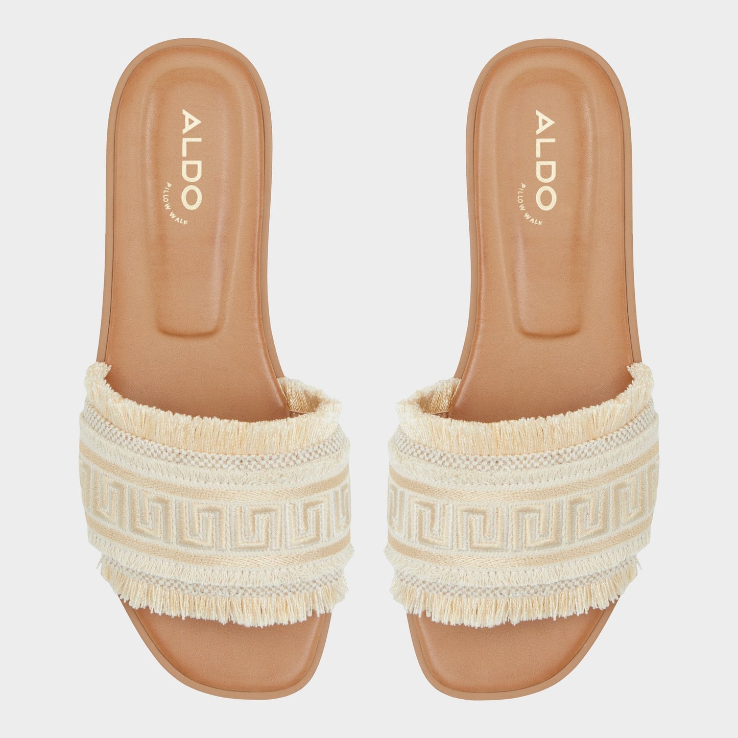 Nalani Gold Women's Flats - Slide sandal Aldo Gold