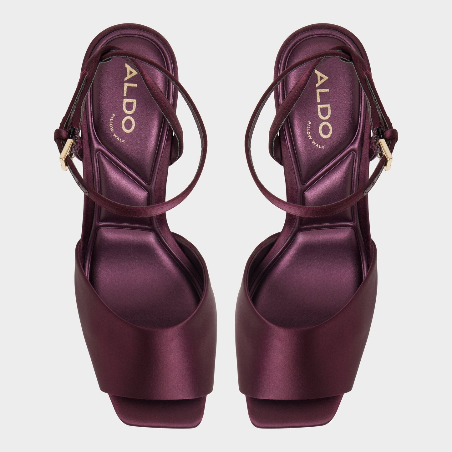 Kaiasien in Bordo 14151896 - Strappy heeled sandal, Stiletto heel Aldo Bordo