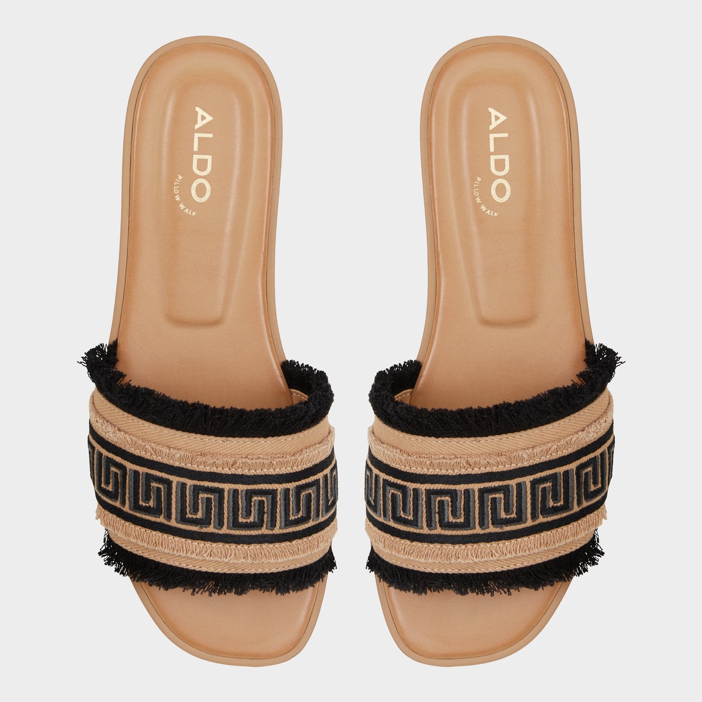 Nalani Open Black Women's Flats - Slide sandal Aldo Open Black