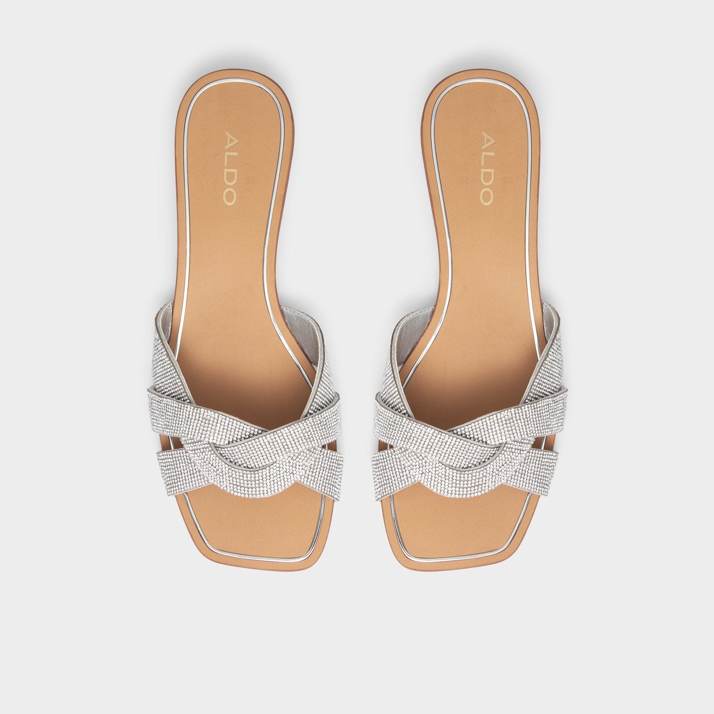 Coredith Silver Women's Flats - Slide sandal Aldo Silver