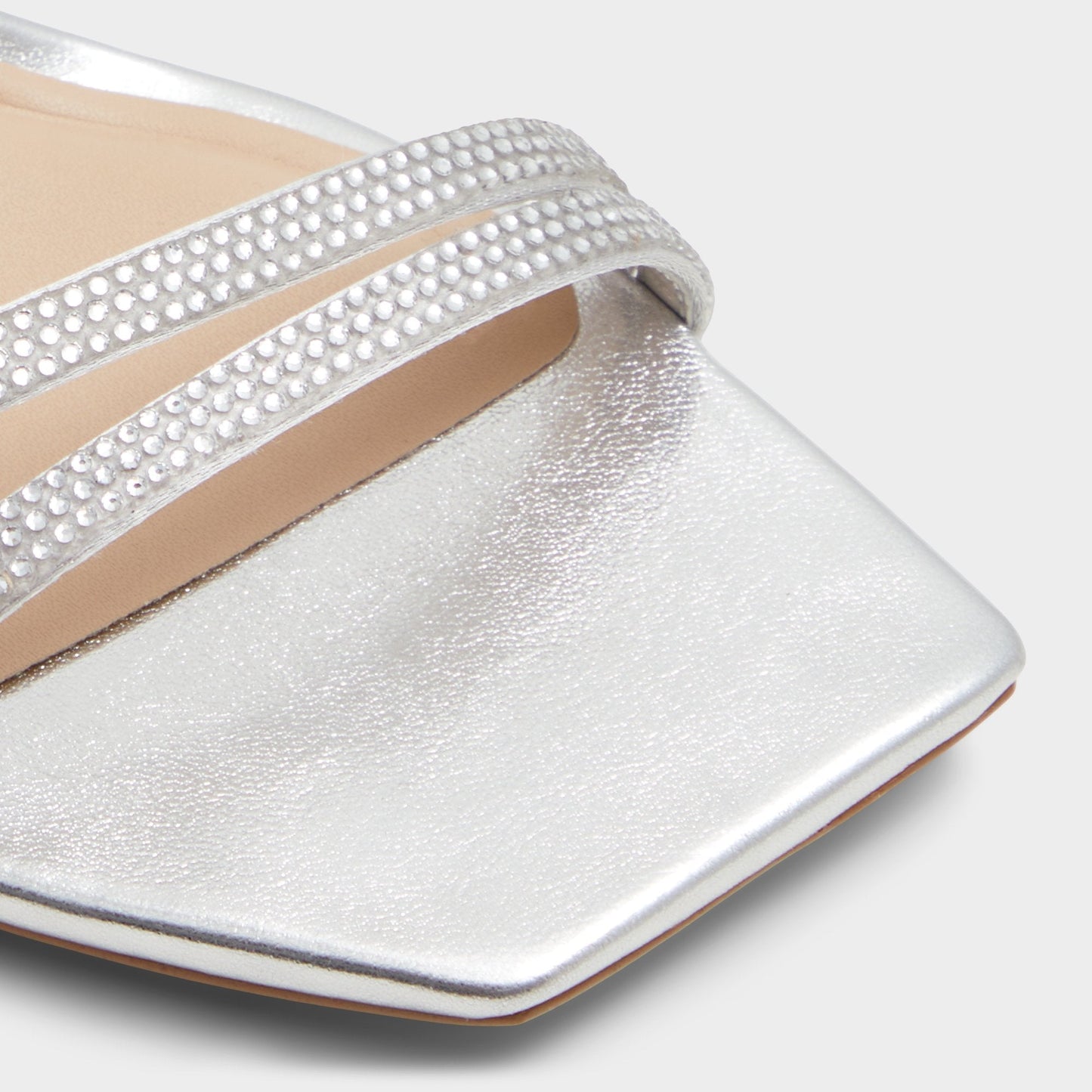 Phaedra in Silver - Strappy stiletto sandal Aldo Silver