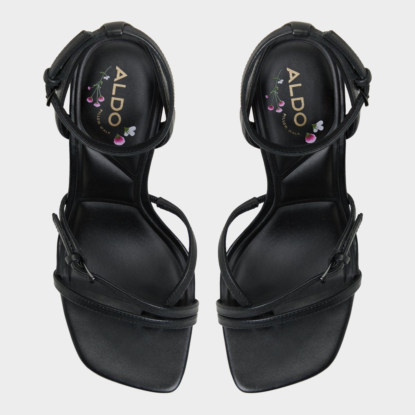 Conney Black Women's Heeled sandals - Strappy heeled sandal, Stiletto heel Aldo Black