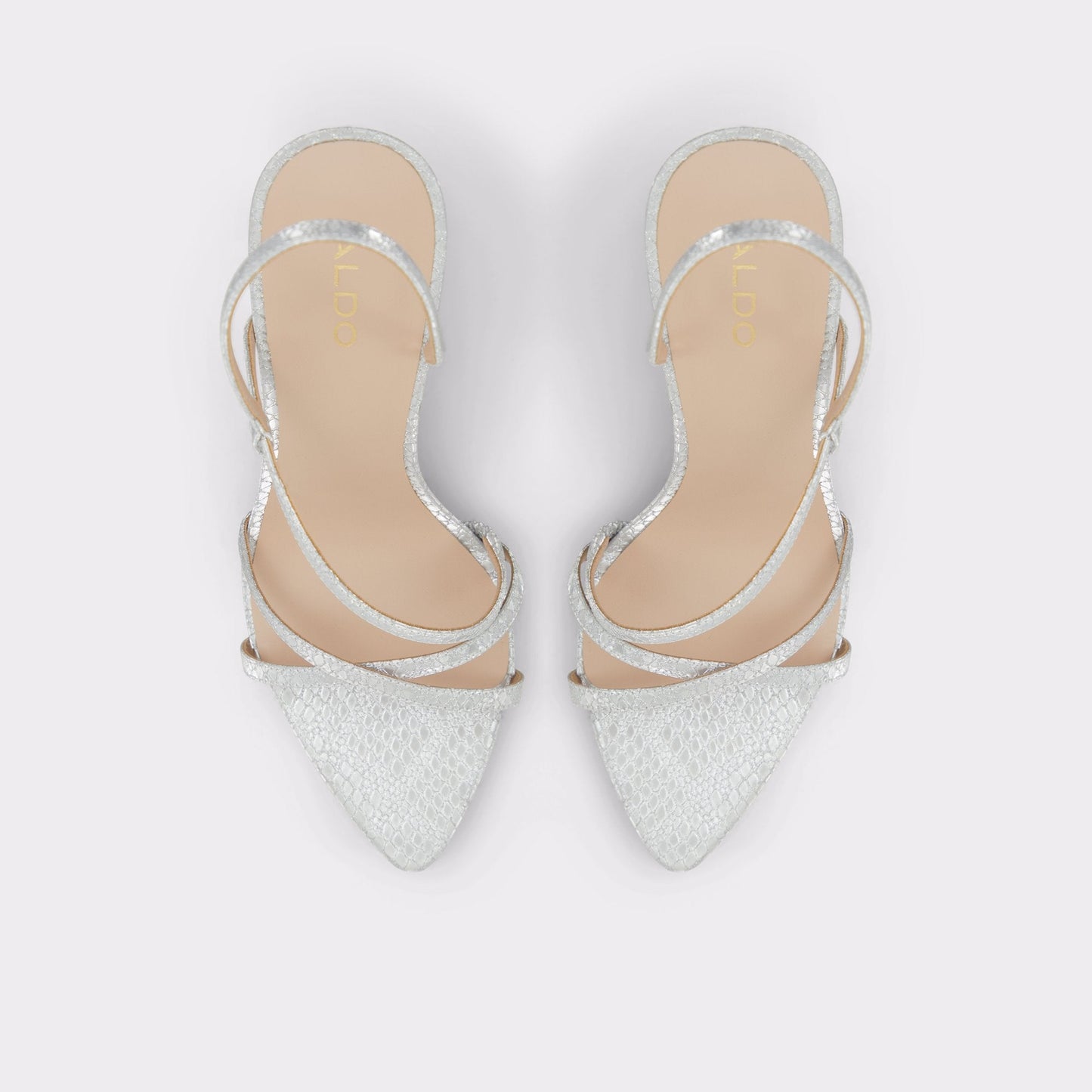 Resurge in Silver - Strappy stiletto sandal, Stiletto heel Aldo Silver