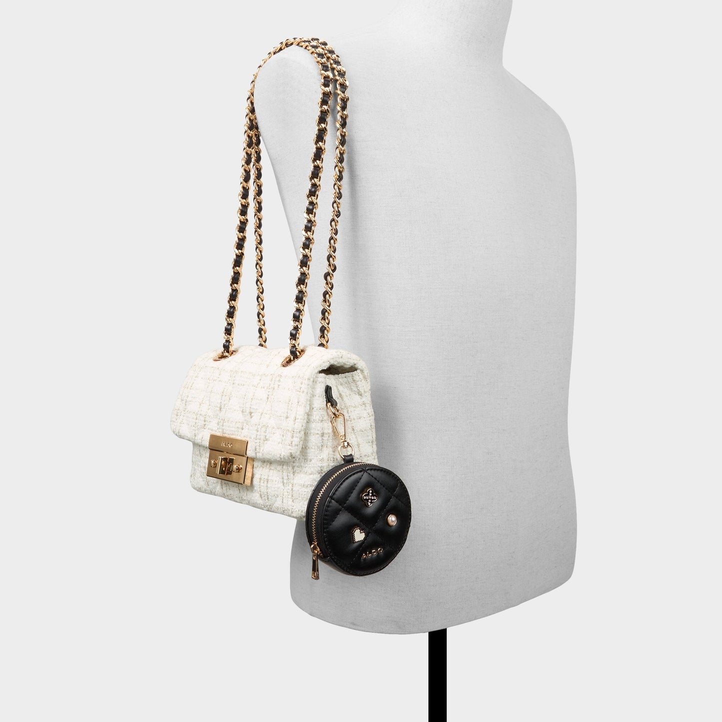 Letissee in Black White - Crossbody bag Aldo Black/White