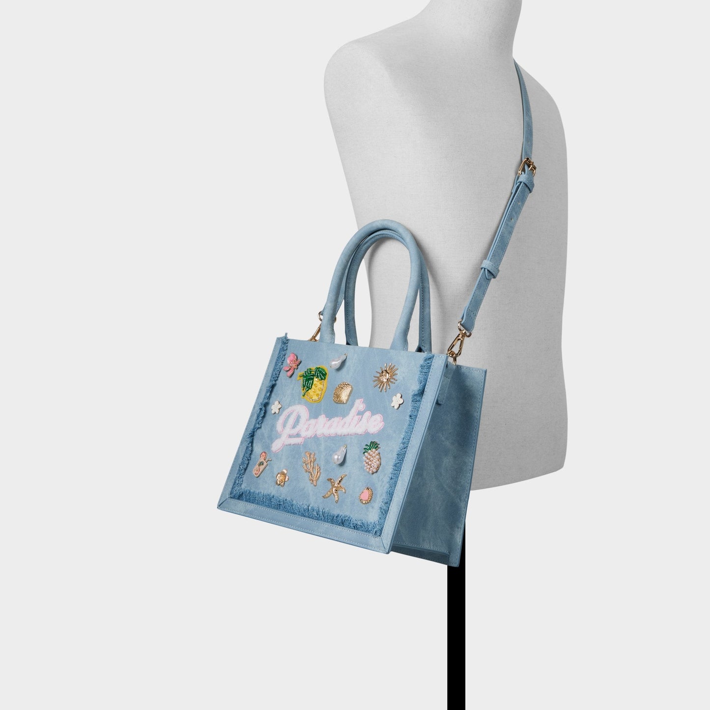 Paradisetotee in Denim - Satchel bag Aldo Denim