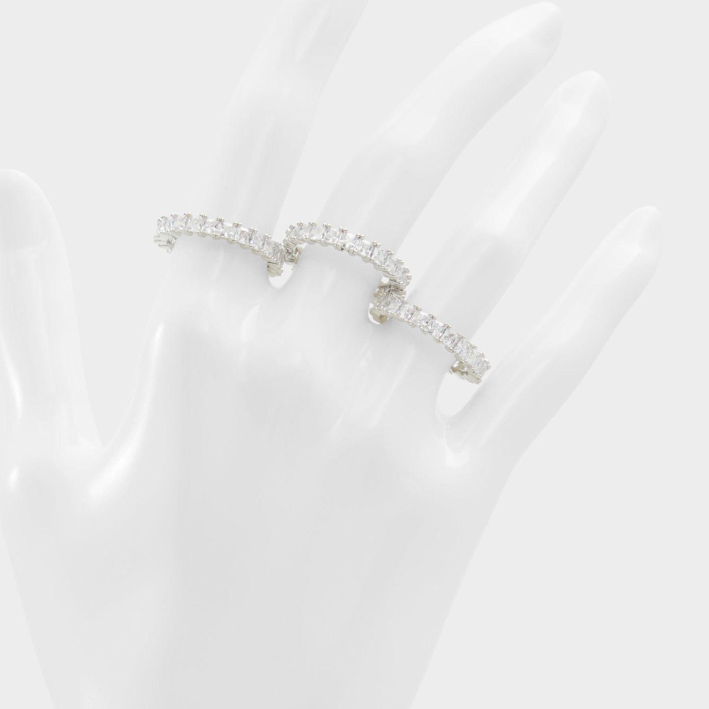 Aschianamini Silver/Clear Multi Women's Rings - Ring Aldo Silver/clear multi