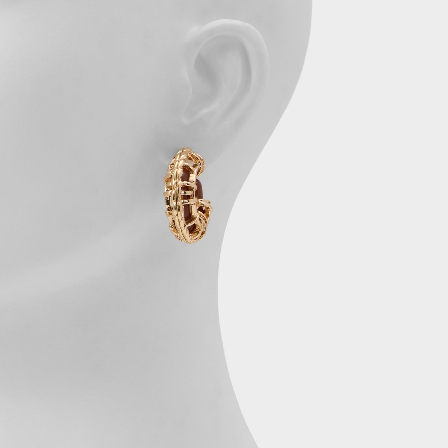 Cagedhoop in Other Brown - Hoop earrings Aldo Other brown