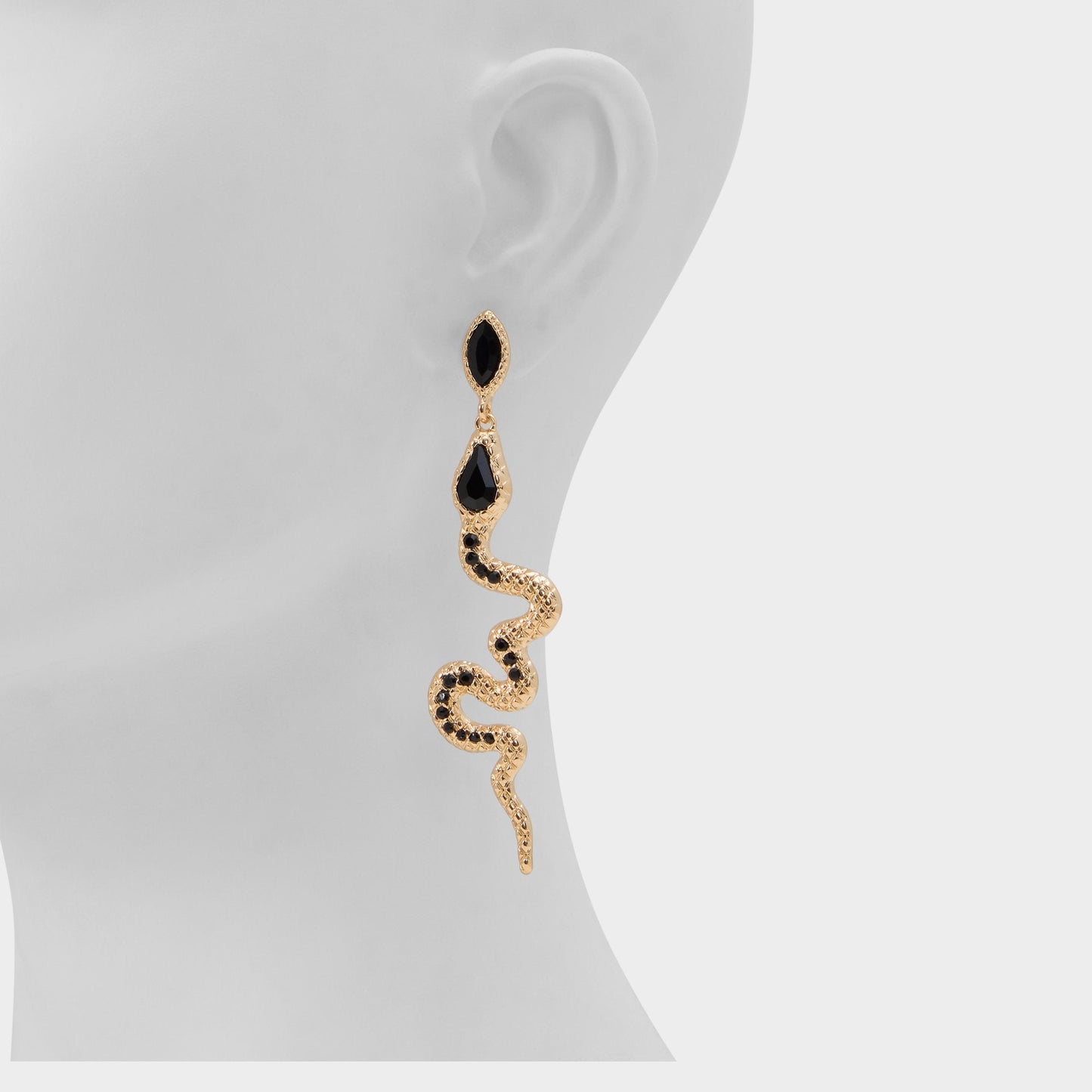 Snakes in Black Gold Multi - Chandelier earrings Aldo Black/gold multi