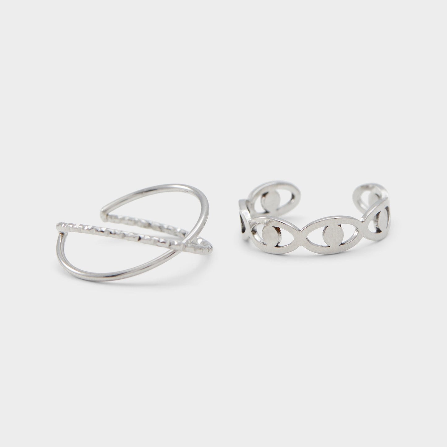 Twisted Silver Women's Rings - Toe ring Aldo Silver