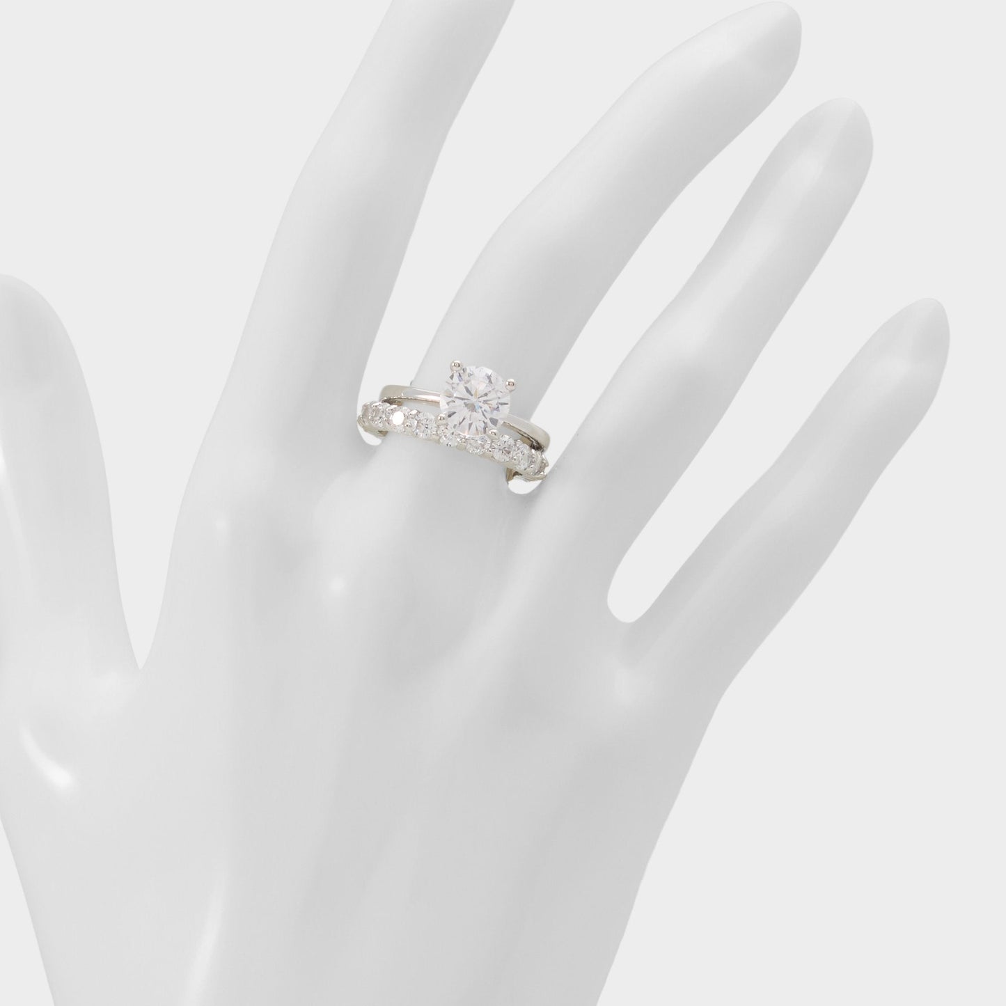 Roundsparkles in Silver Clear Multi - Ring Aldo Silver/clear multi