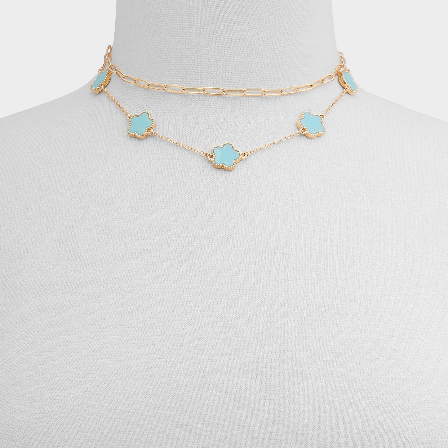 Feelinblue Turquoise Women's Necklaces - Layered necklace Aldo Turquoise