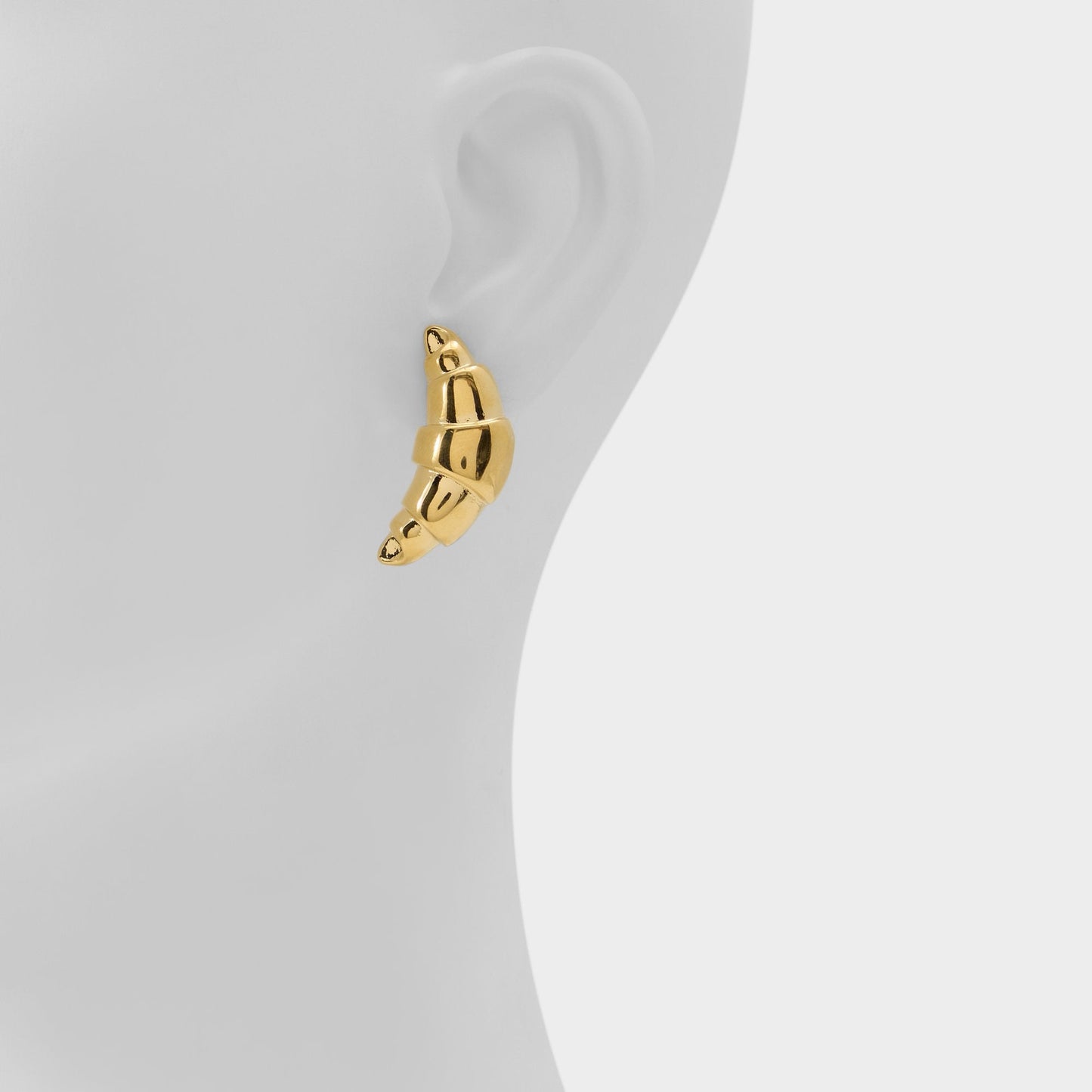 Croissants Gold Women's Stainless Steel - Button earrings Aldo Gold