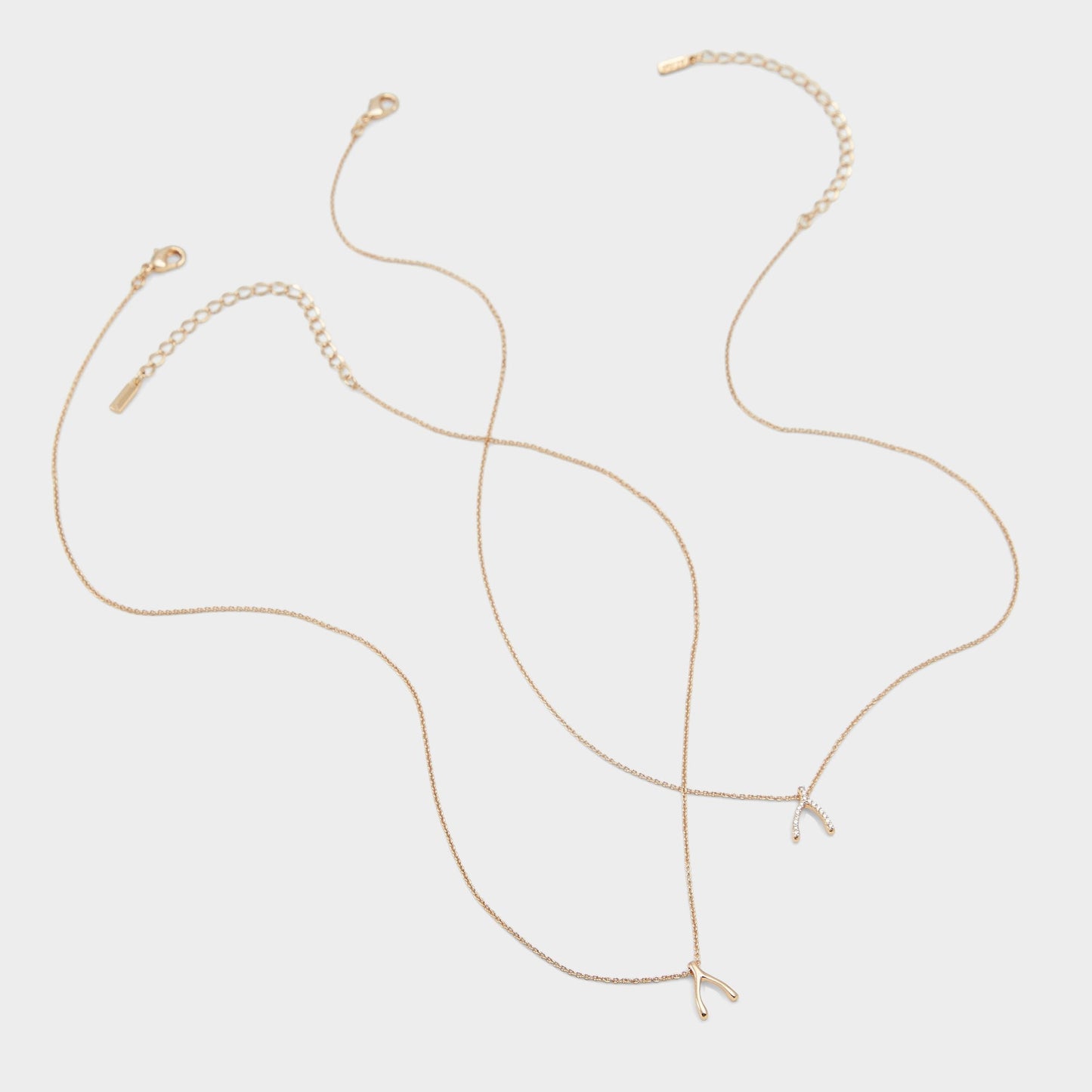 Makeawish Gold/Clear Multi Women's Necklaces - Gift set Aldo Gold/Clear Multi