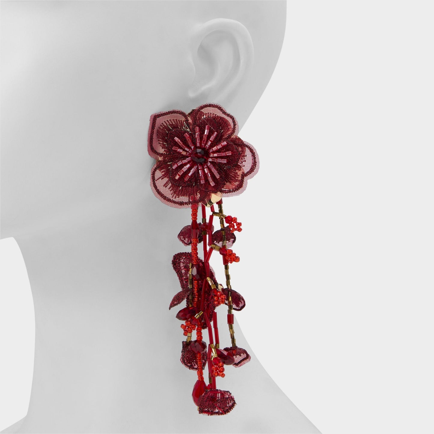 Bloomorra in Bordo - Statement earrings Aldo Bordo