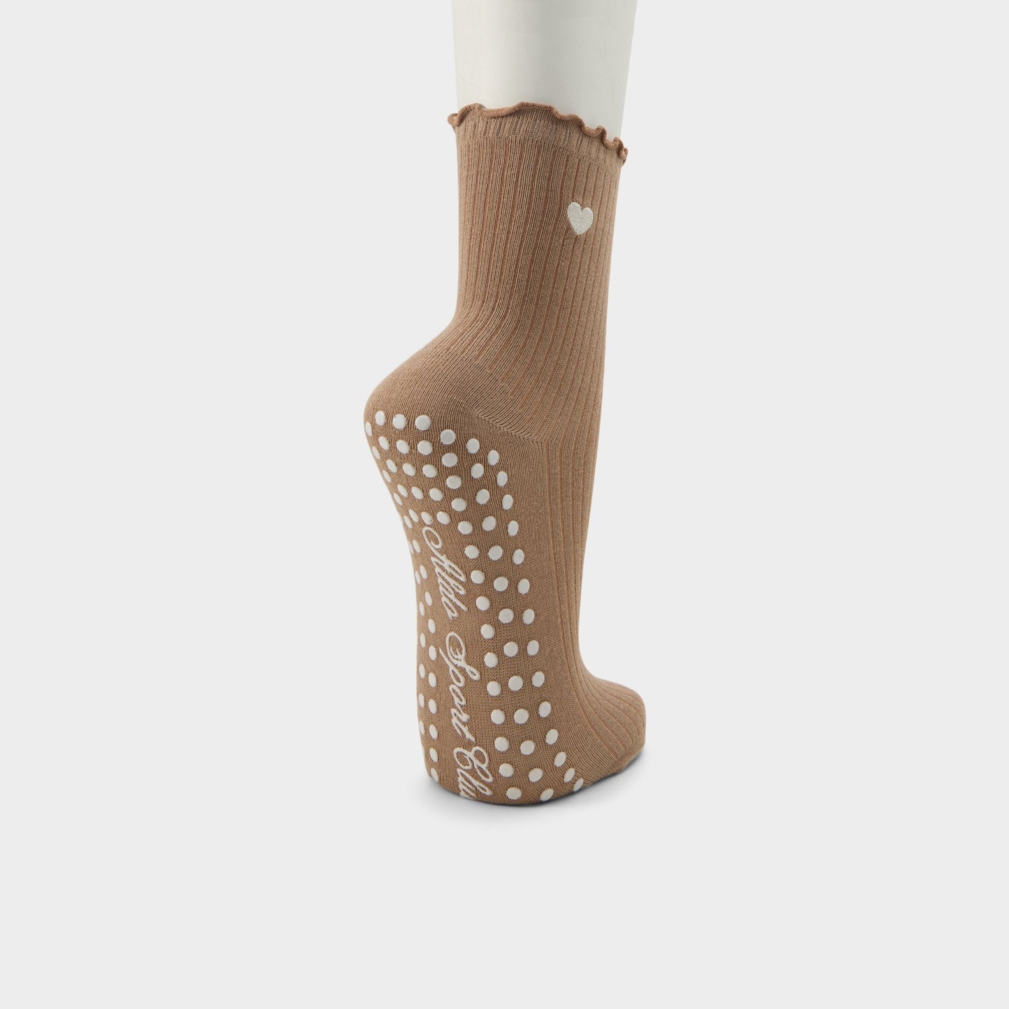Pilatesock in Dark Beige - Pilates socks Aldo Dark beige