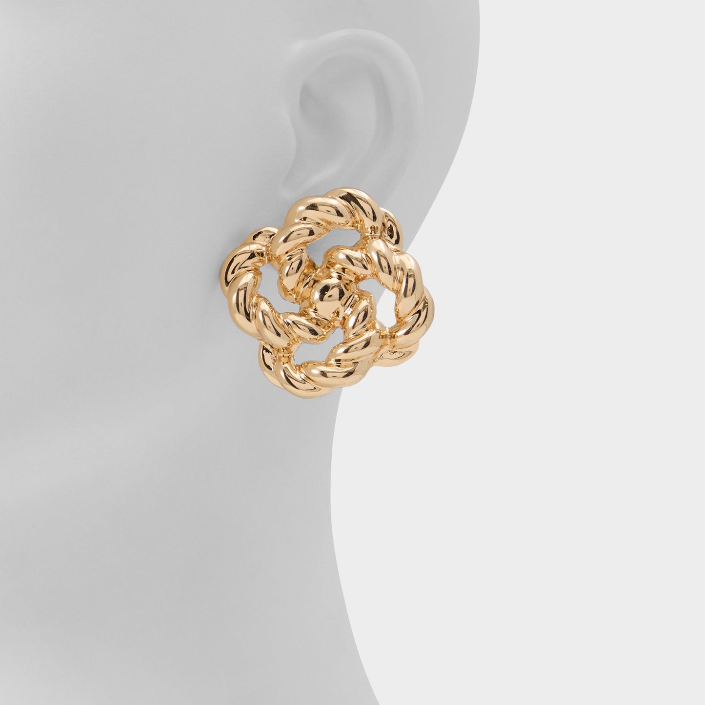 Doubleknot in Gold - Statement earrings Aldo Gold