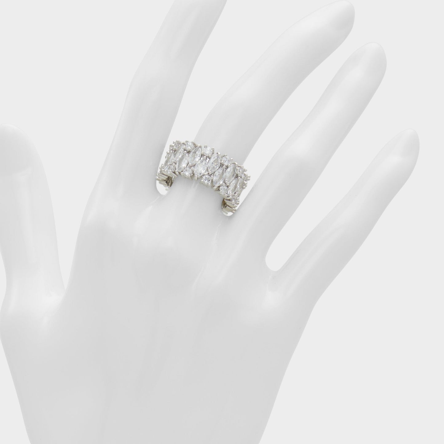 Nikka Silver/Clear Multi Women's Cubic Zirconia - Ring Aldo Silver/Clear Multi