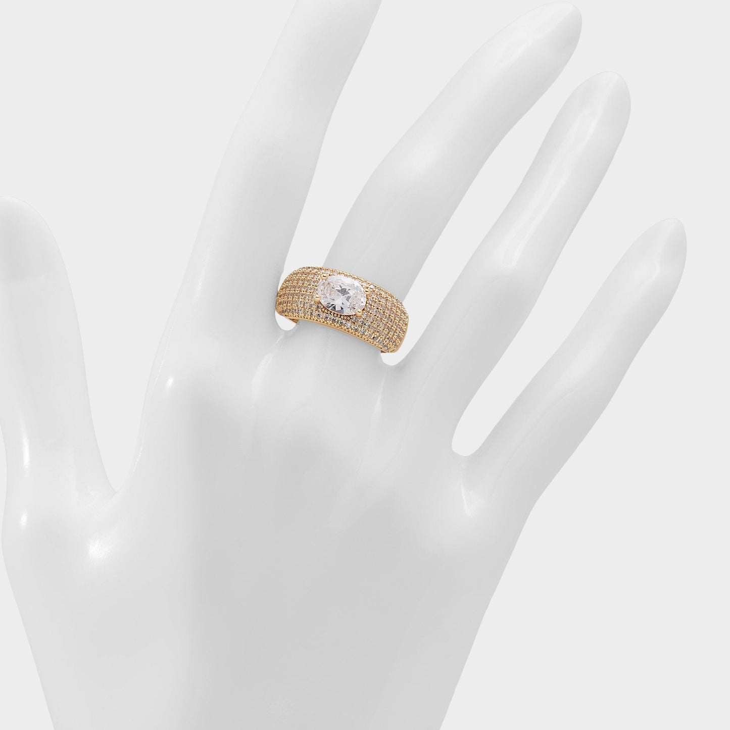 Caredar Gold/Clear Multi Women's Cubic Zirconia - Ring Aldo Gold/Clear Multi