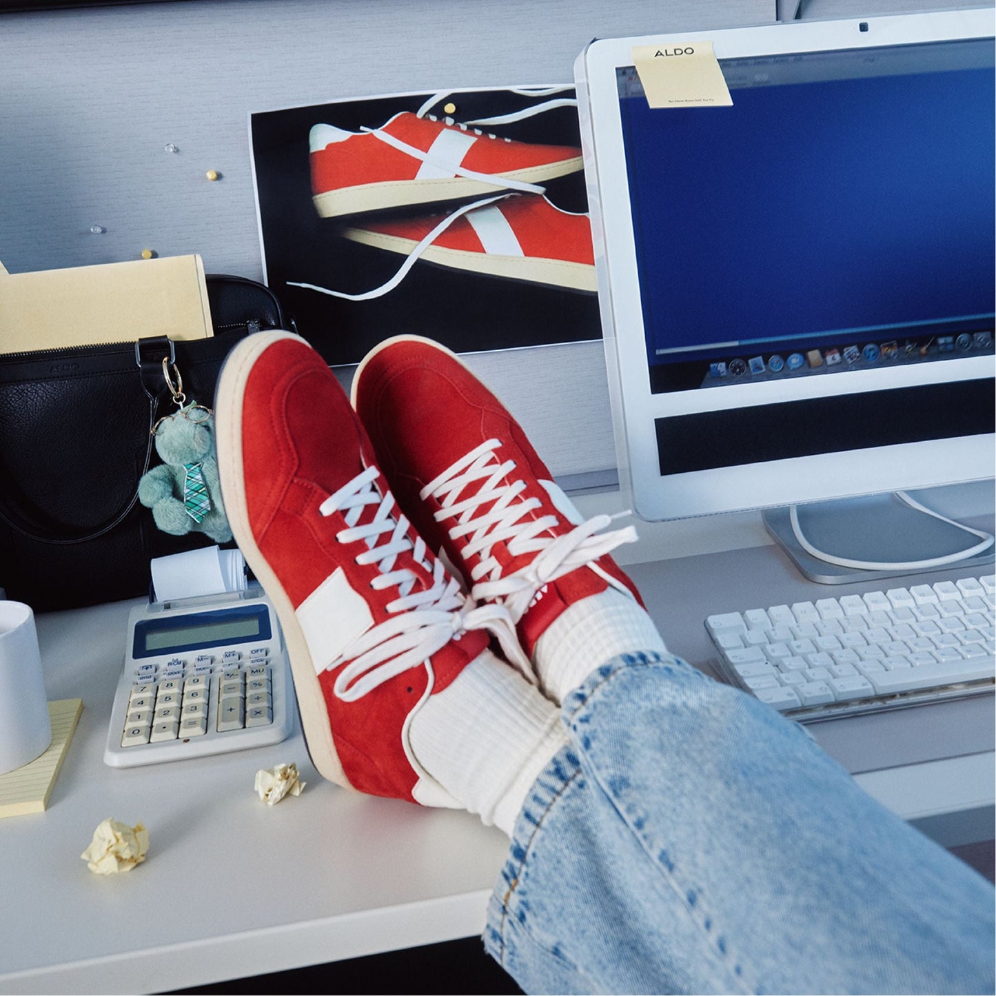 Roscoe in Red 14161307 - Low top sneaker, Cup sole Aldo Red