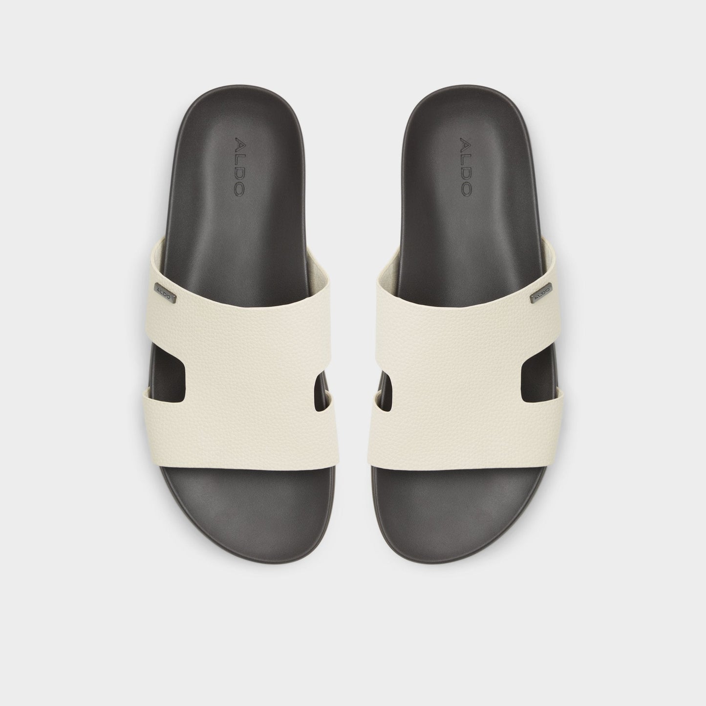 Mondi Light Grey Men's Slides - Slide sandal Aldo Light grey