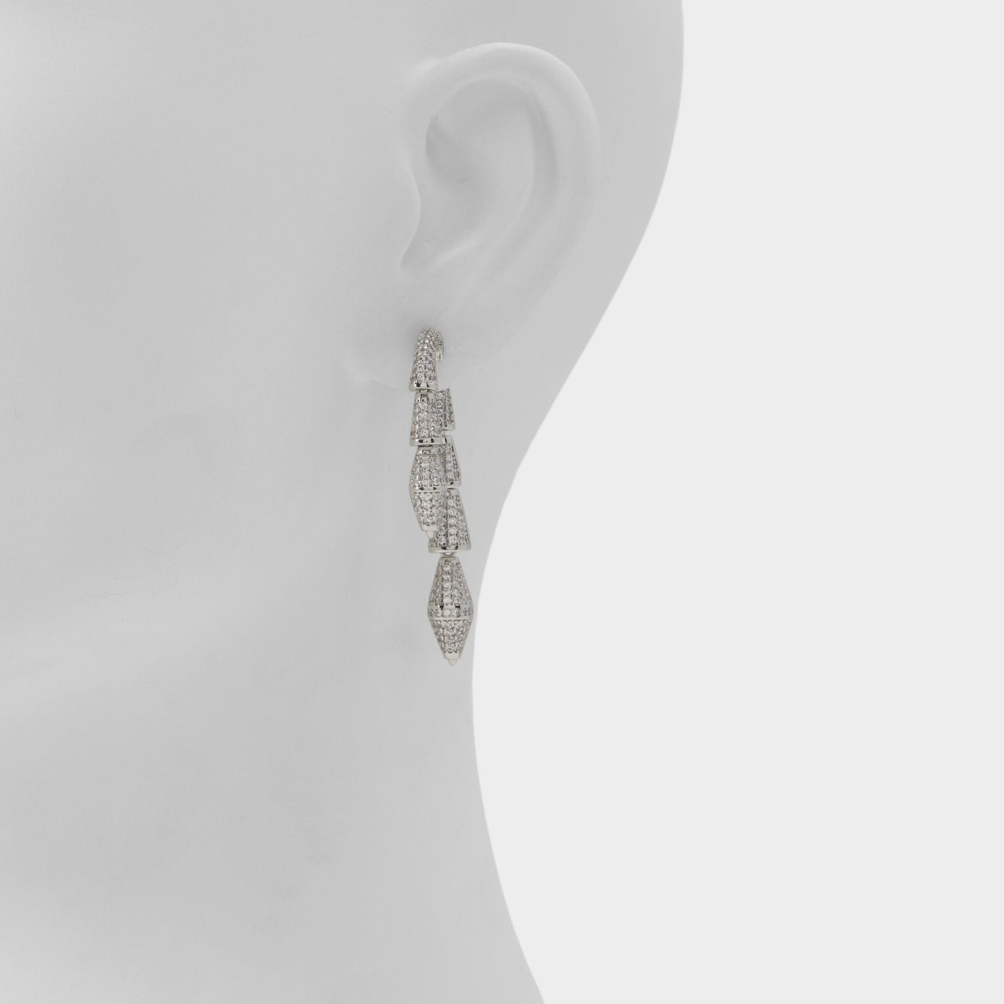 Serrpente in Silver Clear Multi - Statement earrings Aldo Silver/clear multi
