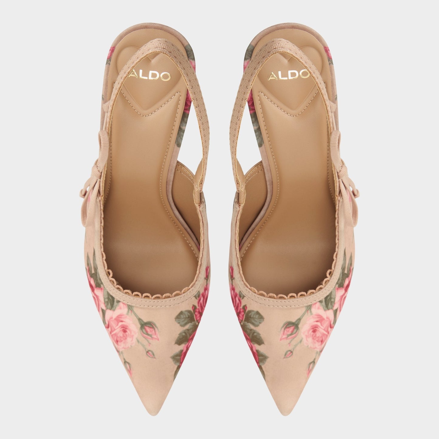 Hennie in Beige Combo 14190601 - Sling back high heel, Stiletto heel Aldo Beige combo