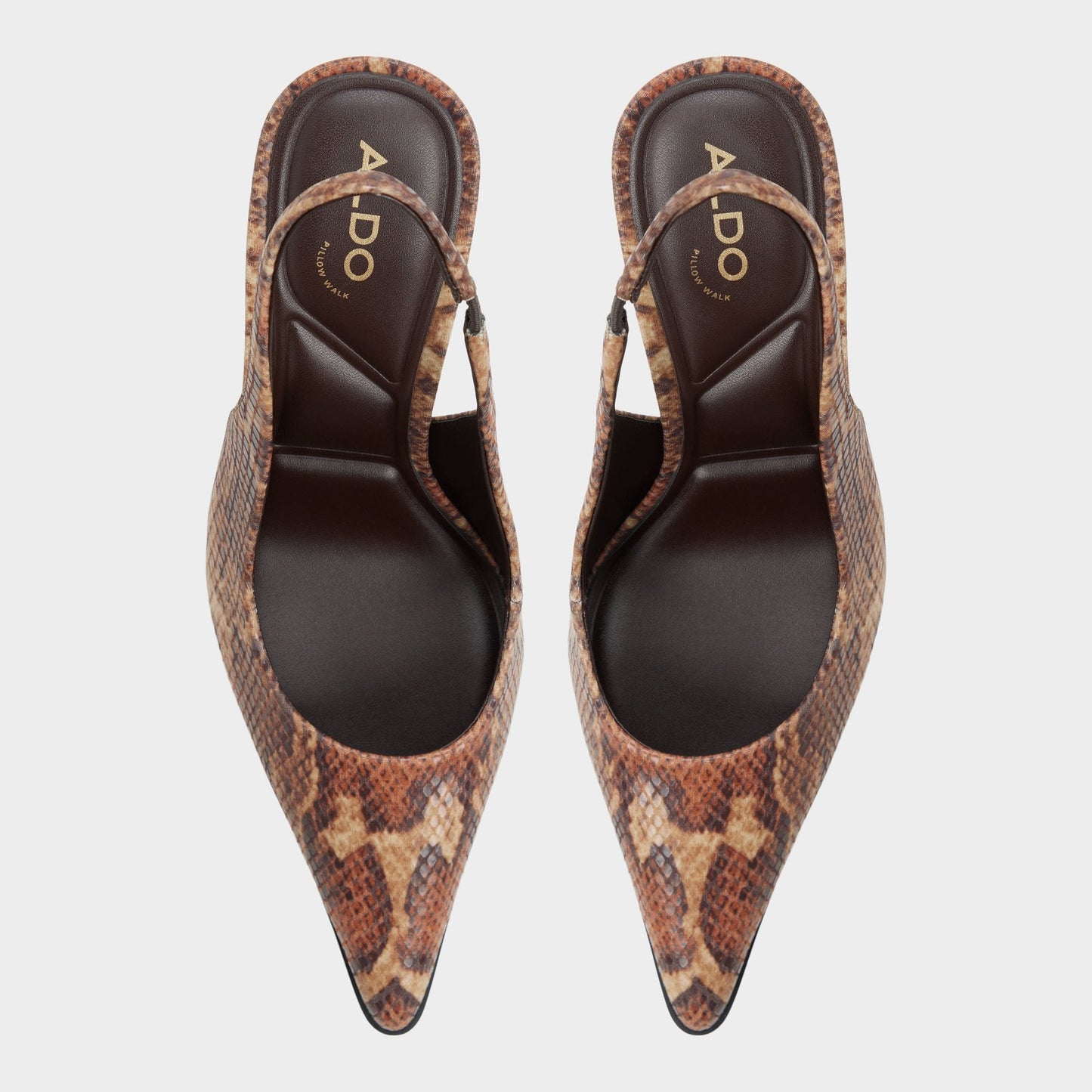 Re in Samantha Brown Multi - Sling back high heel, Stiletto heel Aldo Brown multi