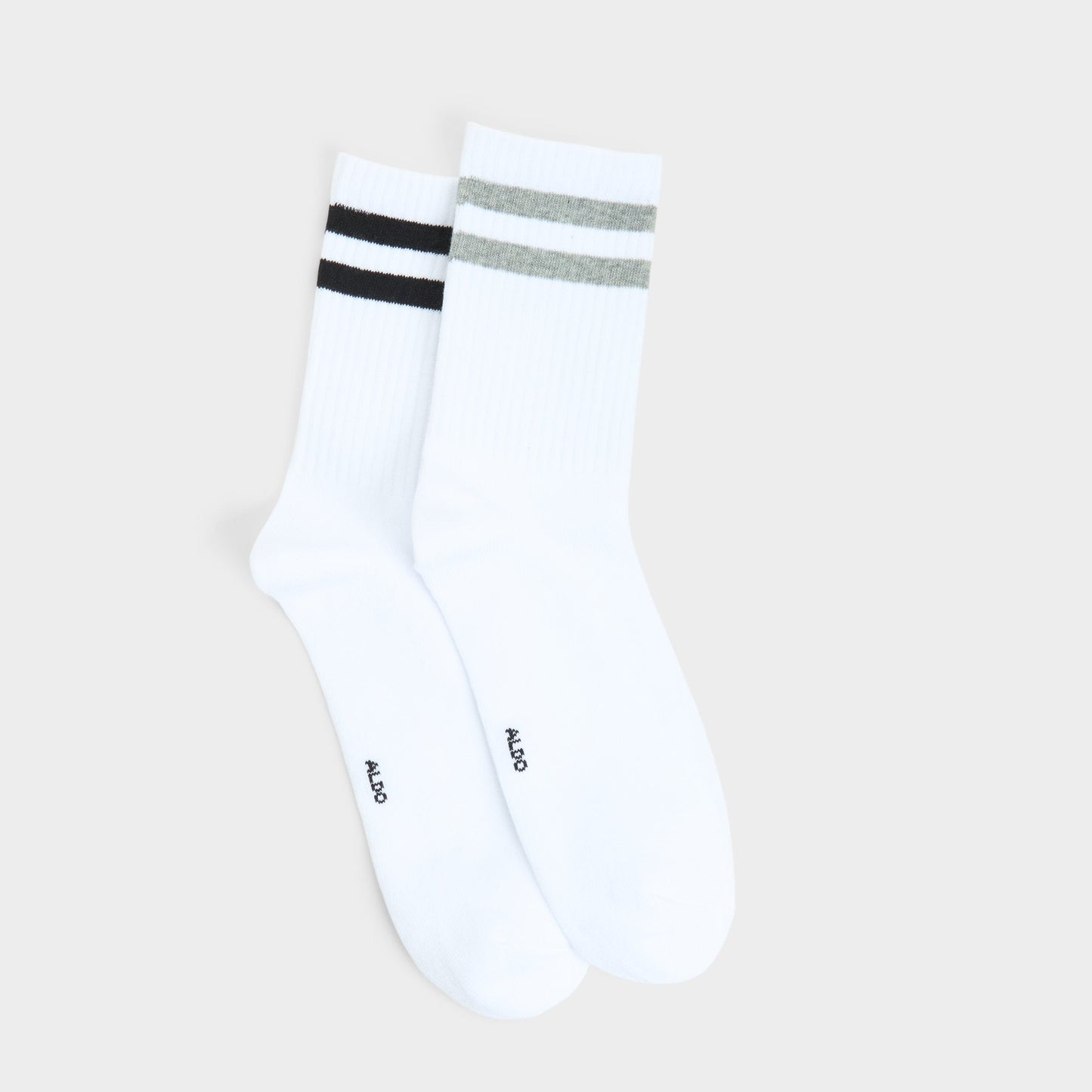 Retroline in Grey - Crew socks Aldo Grey