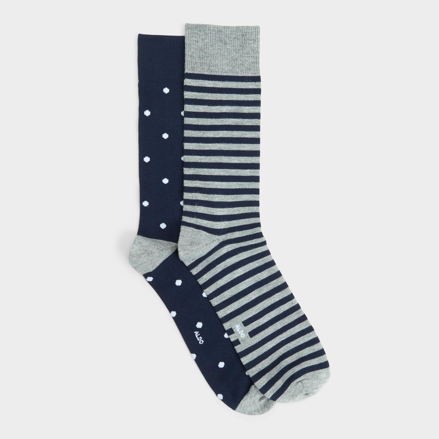 Dapperdots in Navy - Crew socks Aldo Navy