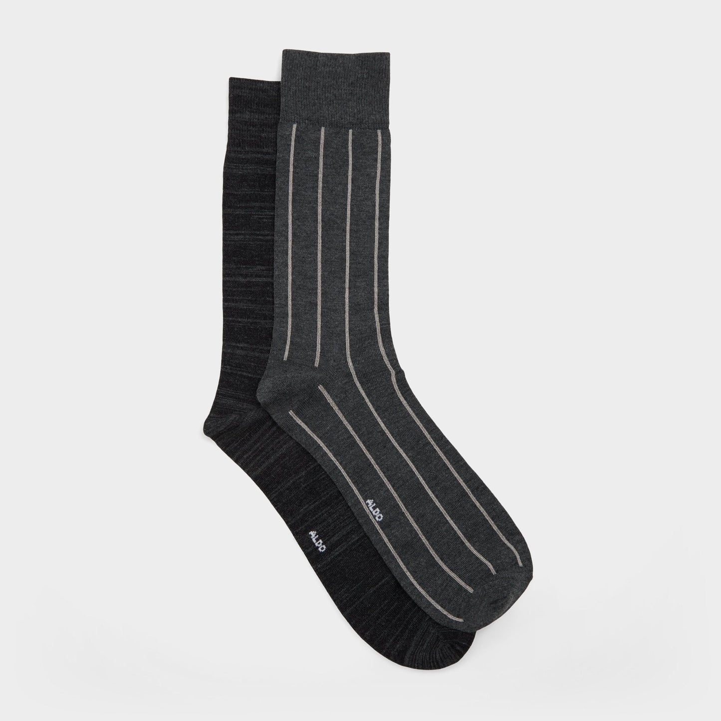 Nightstripe in Dark Grey - Crew socks Aldo Dark grey
