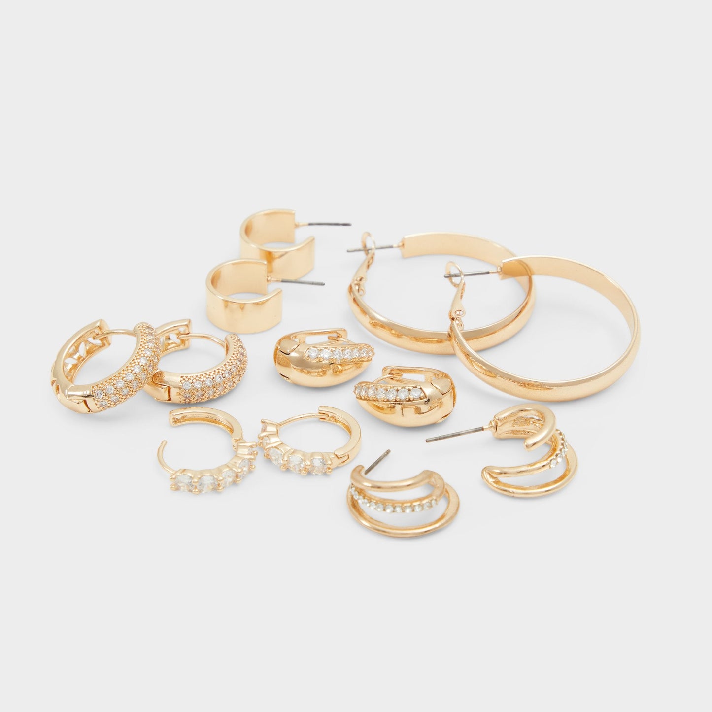 Talalagyn Gold/Clear Multi Women's Earrings - Hoop earrings Aldo Gold/clear multi