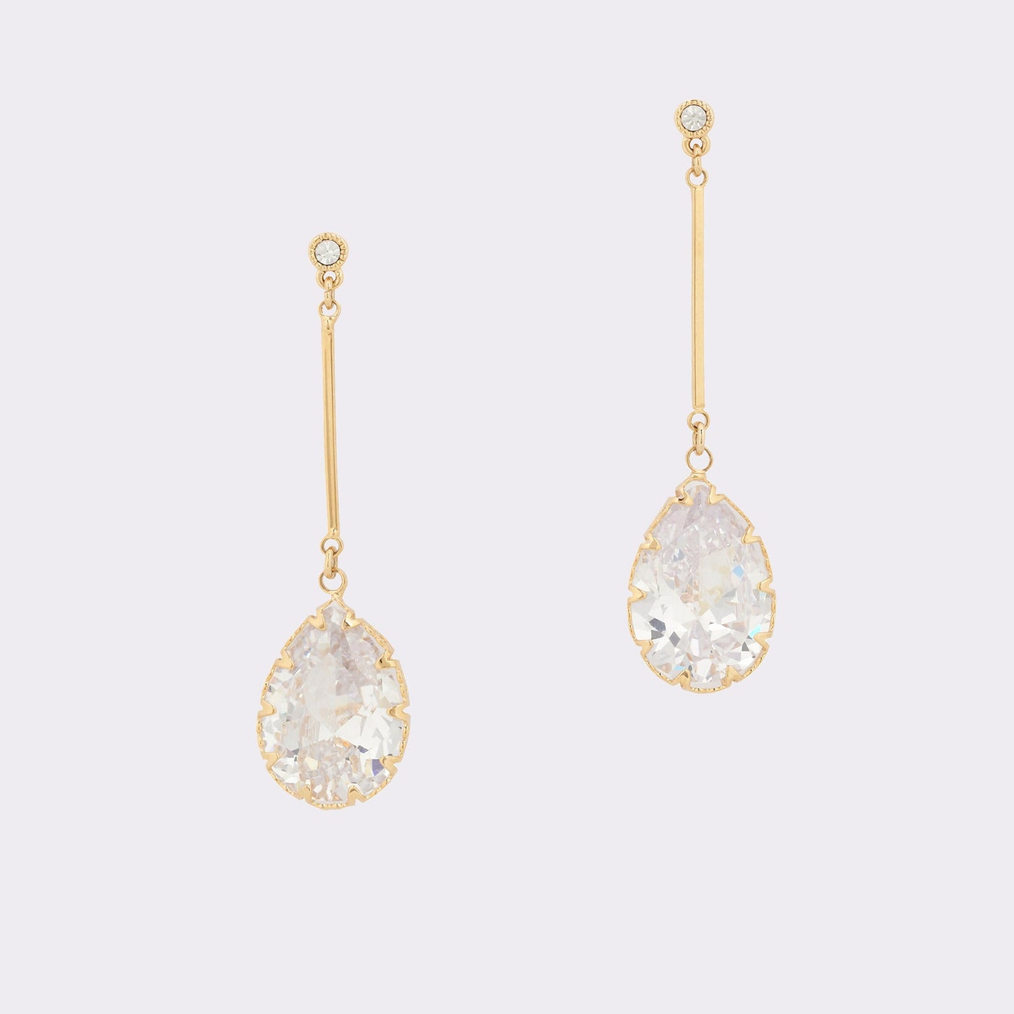 Cares Gold/Clear Multi Women's Earrings - Chandelier earrings Aldo Gold/Clear Multi