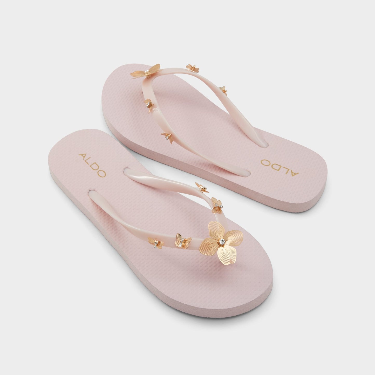 Caliana Light Pink Women's Jelly Sandals & Flip Flops - Flip flop Aldo Light Pink