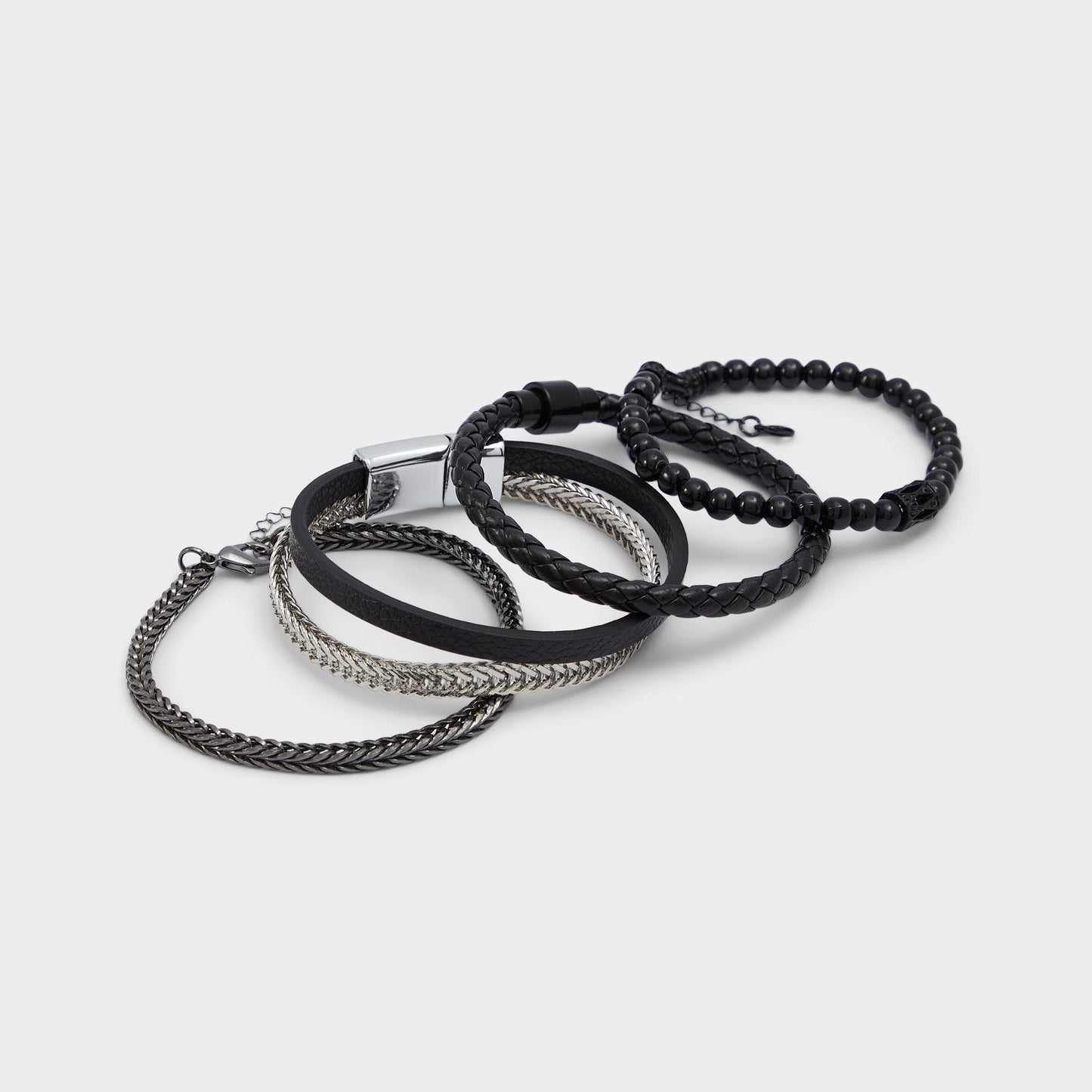 Danniell Black/Silver Multi Men's Jewelry - Bracelet Aldo Black/silver multi
