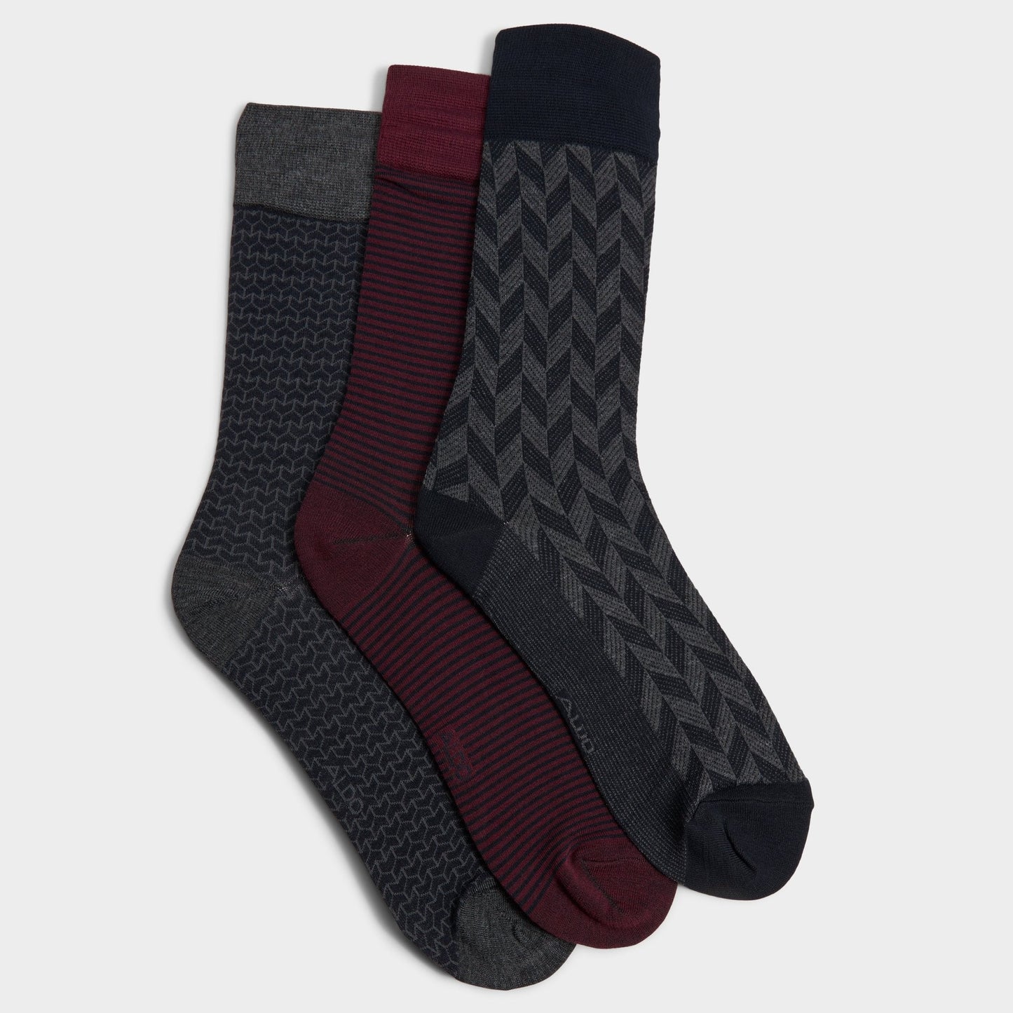 Samuell Dark Grey Men's Socks - Socks Aldo Dark Grey