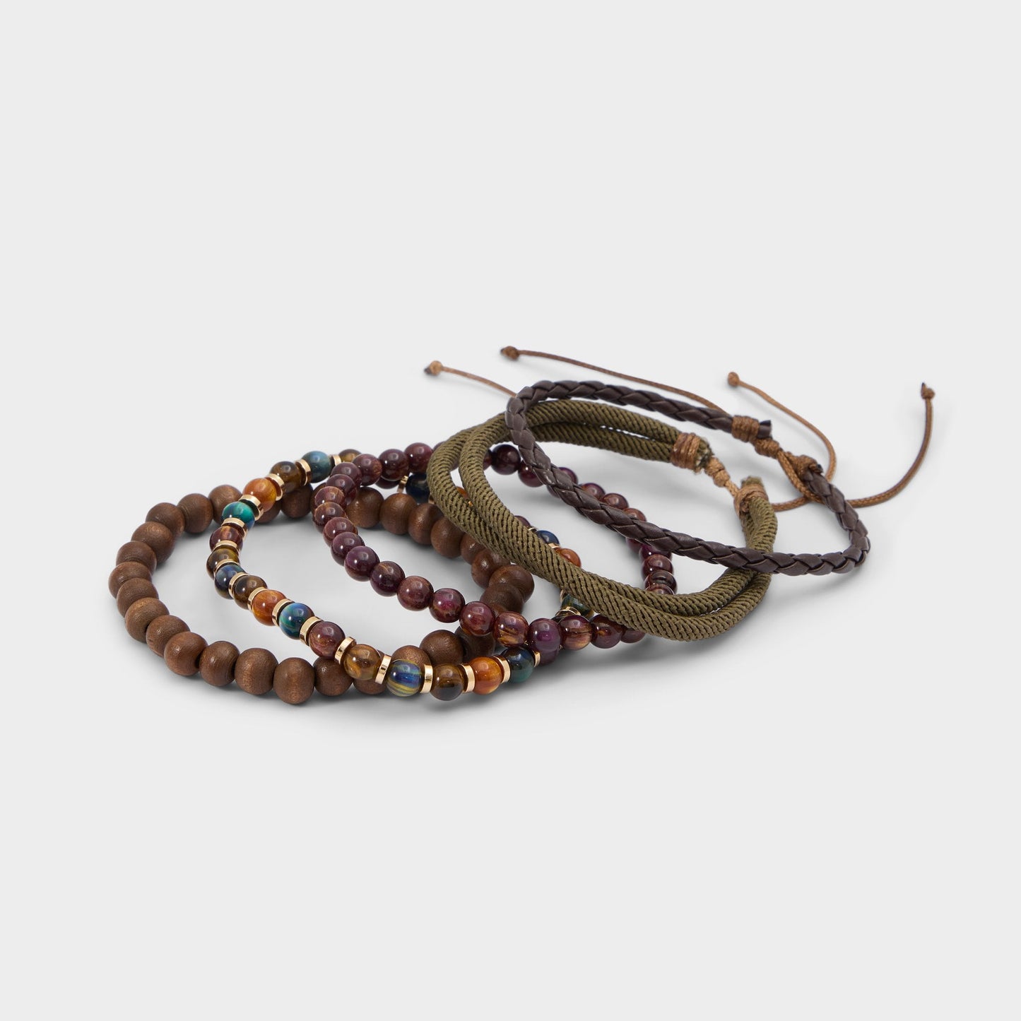 Loggann in Dark Brown - Bracelet set Aldo Dark brown