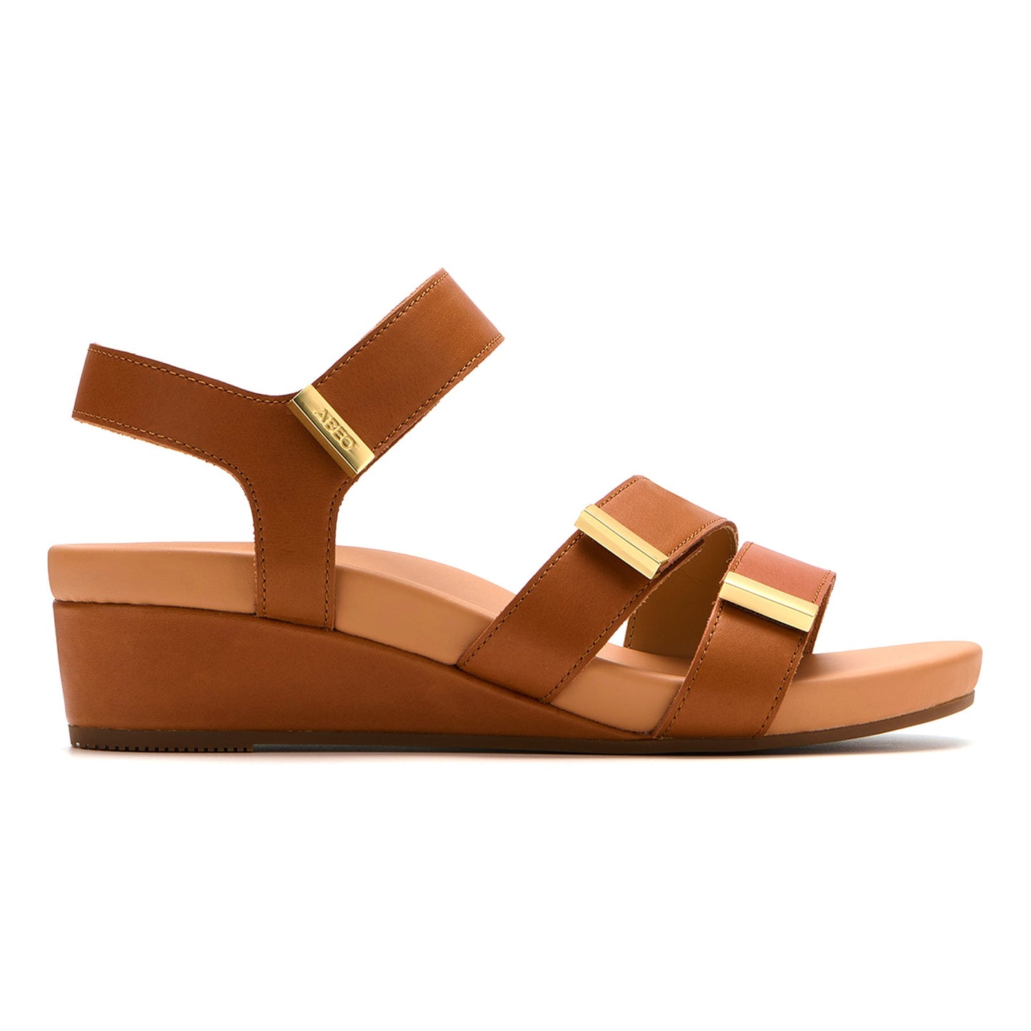 ABEO Footwear Riviera II Strap Metatarsal Tan