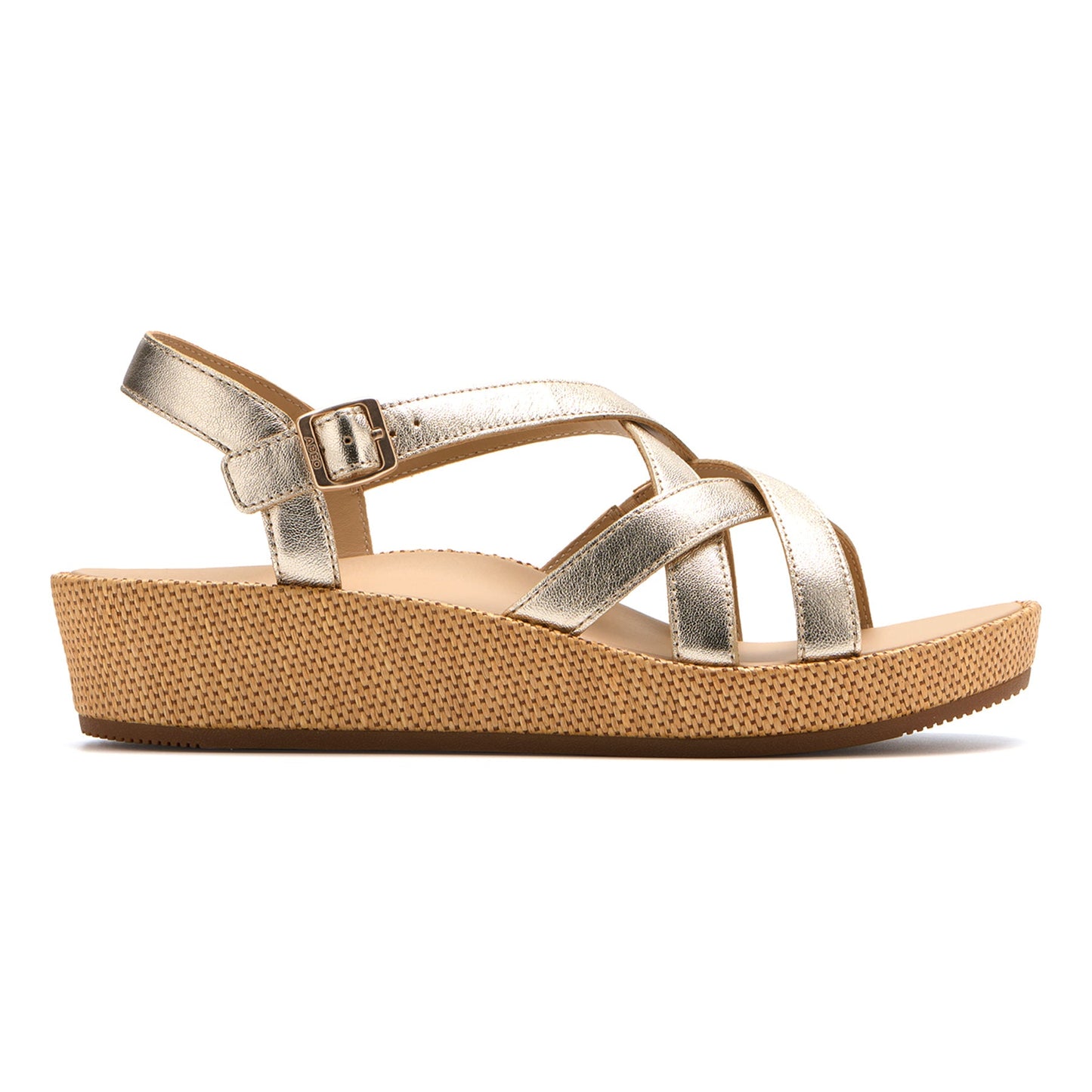 ABEO Footwear Soleil Cross Metatarsal Metallic Gold