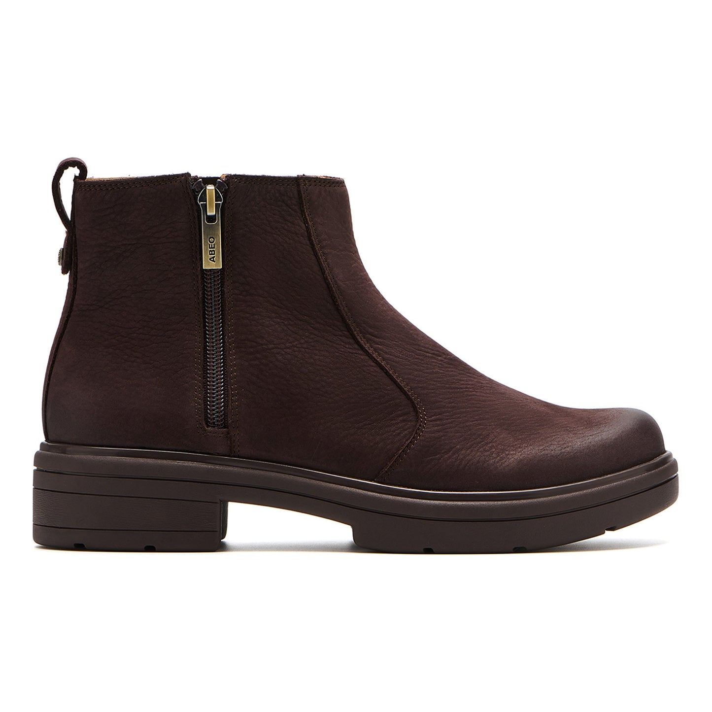ABEO Footwear Vista Zip Metatarsal Chocolate Nubuck