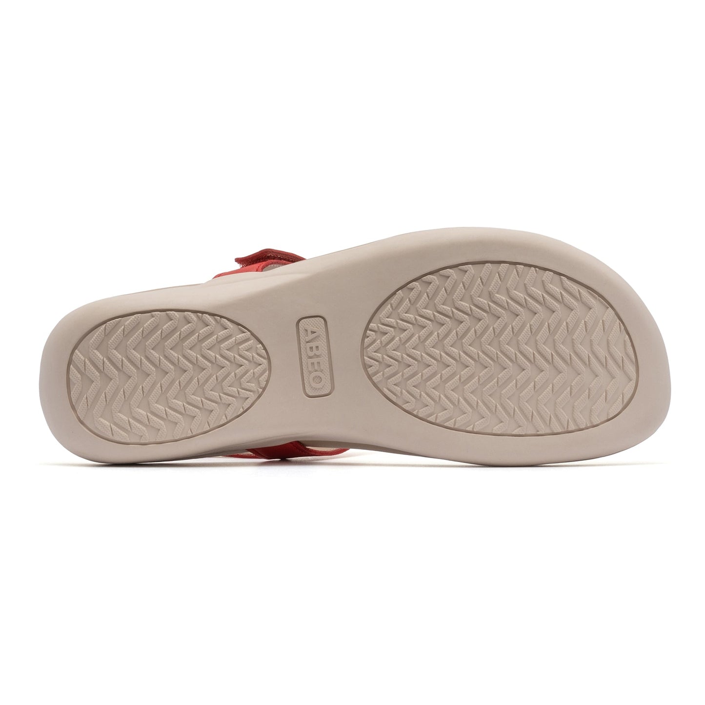 ABEO Footwear Oasis T Strap Red