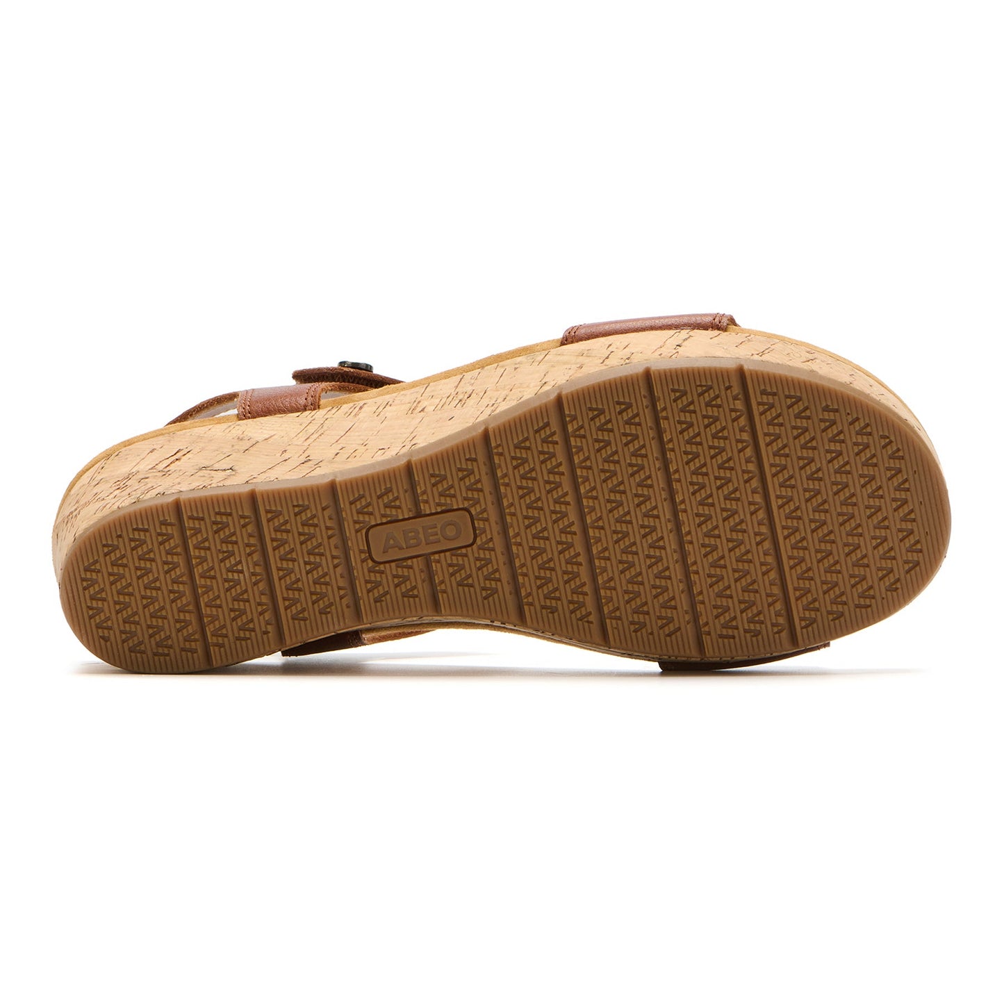 ABEO Footwear Riviera Strap Sandal Caramel
