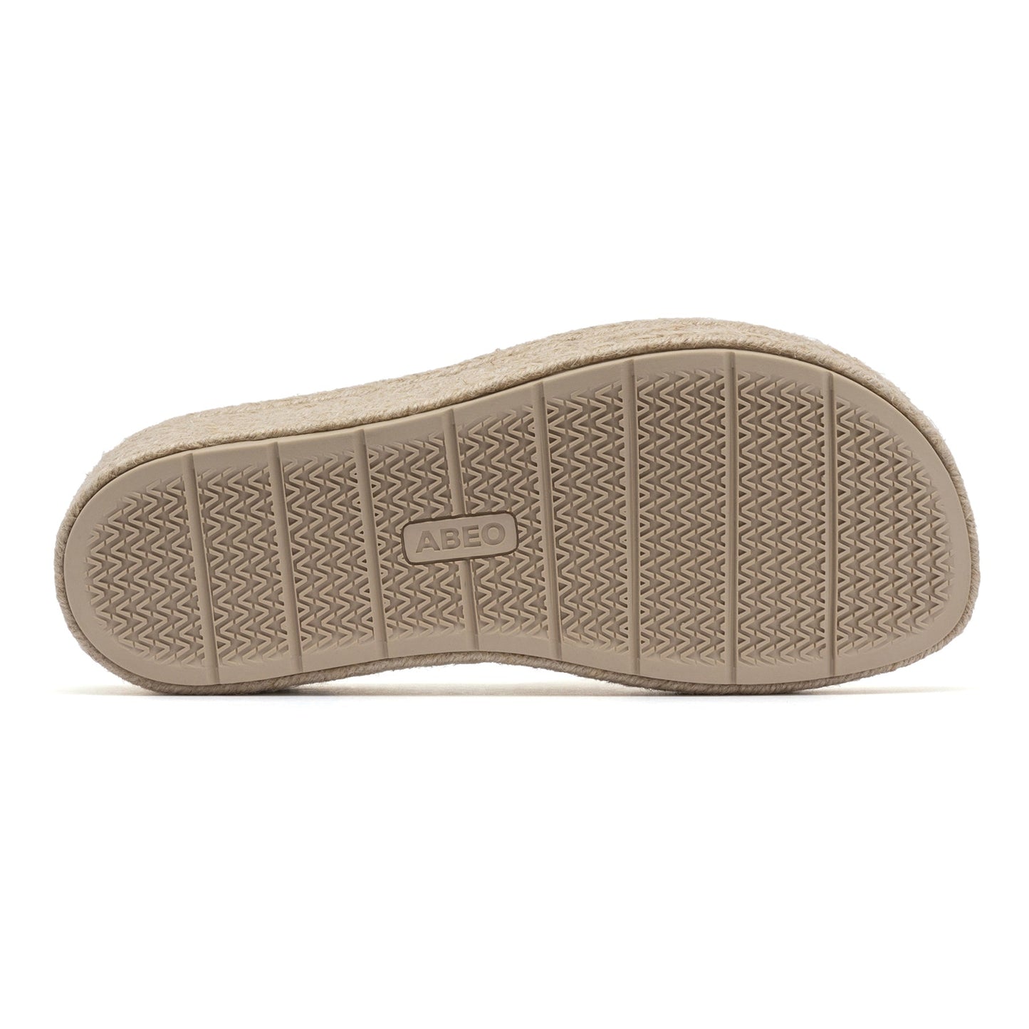 ABEO Footwear Solstice Slide Off White Leather