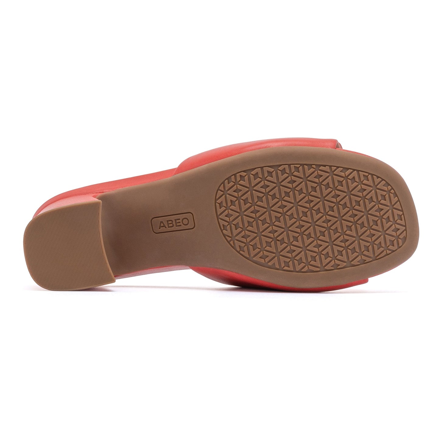 ABEO Footwear Avenue Slide Metatarsal Red Leather