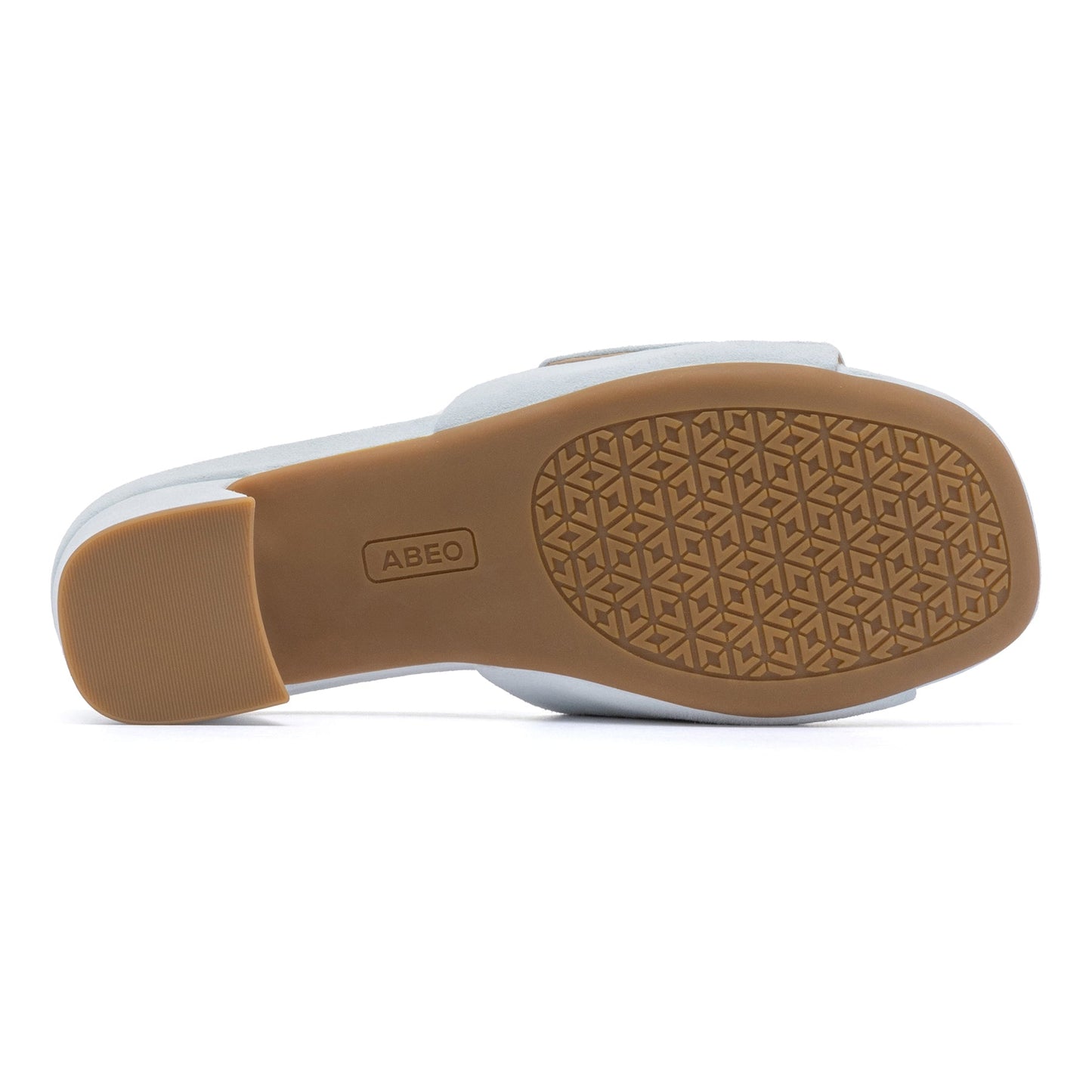 ABEO Footwear Avenue Slide Metatarsal Light Blue Suede
